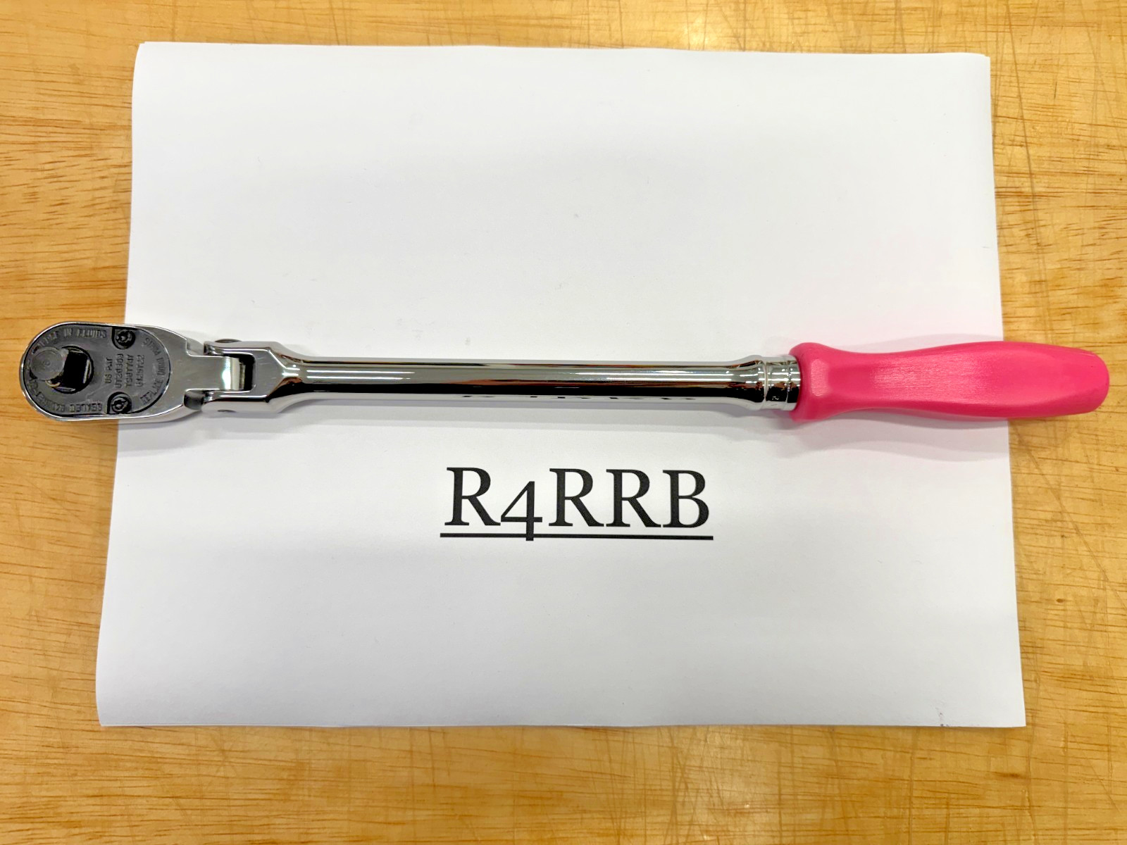 Snap-on Tools USA CLASSIC BRIGHT PINK 3/8 Drive HARD Flex Head Ratchet FHLFD80AP