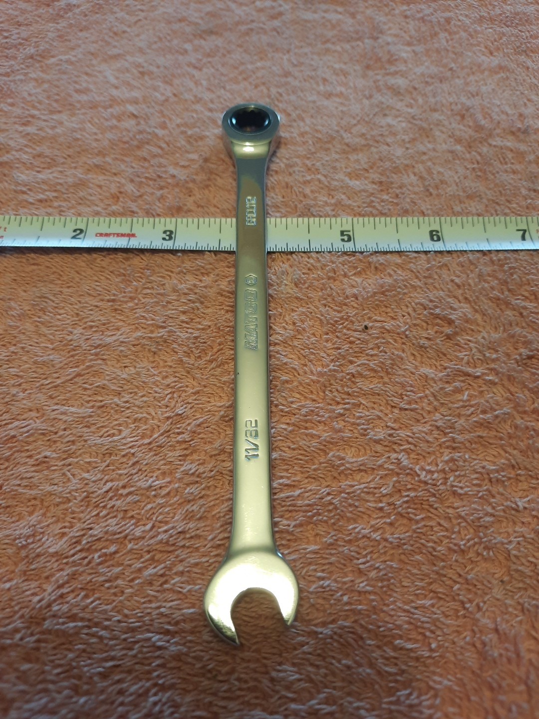 Matco Tools 11/32 Inch Ratchet Combination Wrench Long