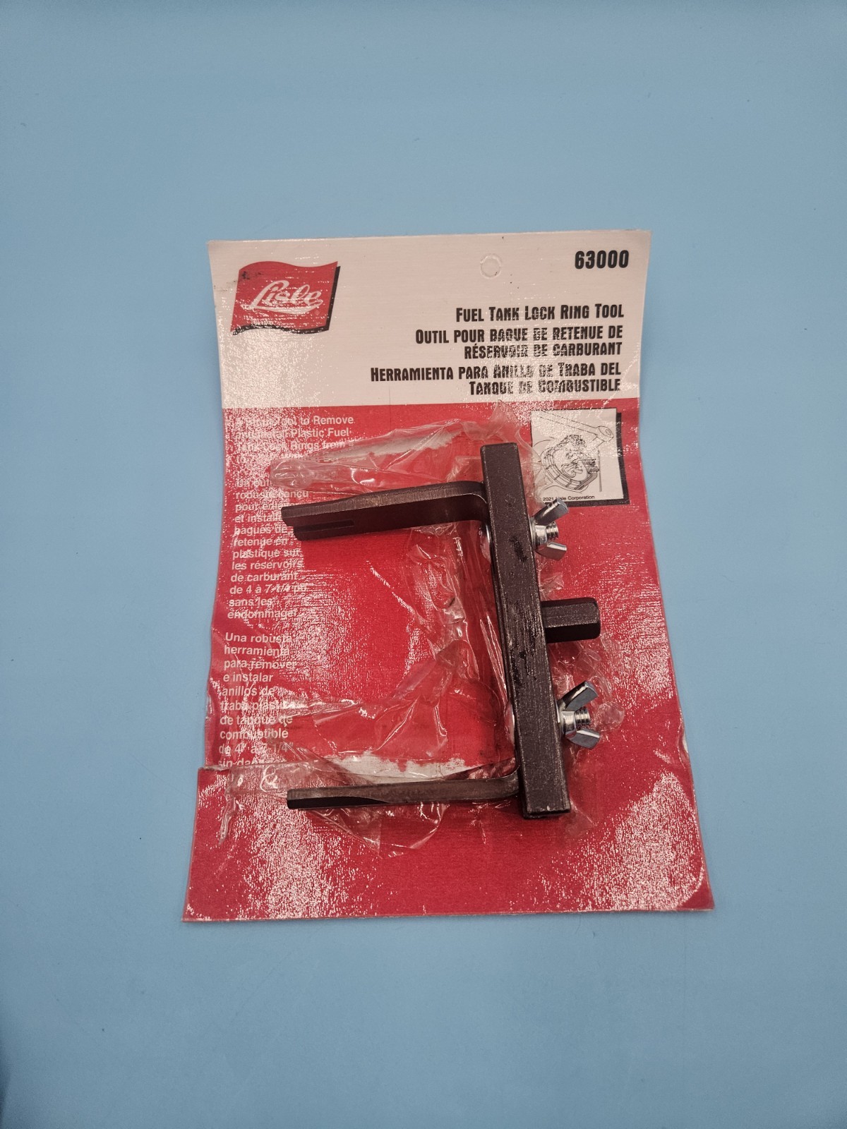 Lisle 63000 Fuel Tank Lock Ring Tool for Plastic Rings 4 to 7.25 Inch New