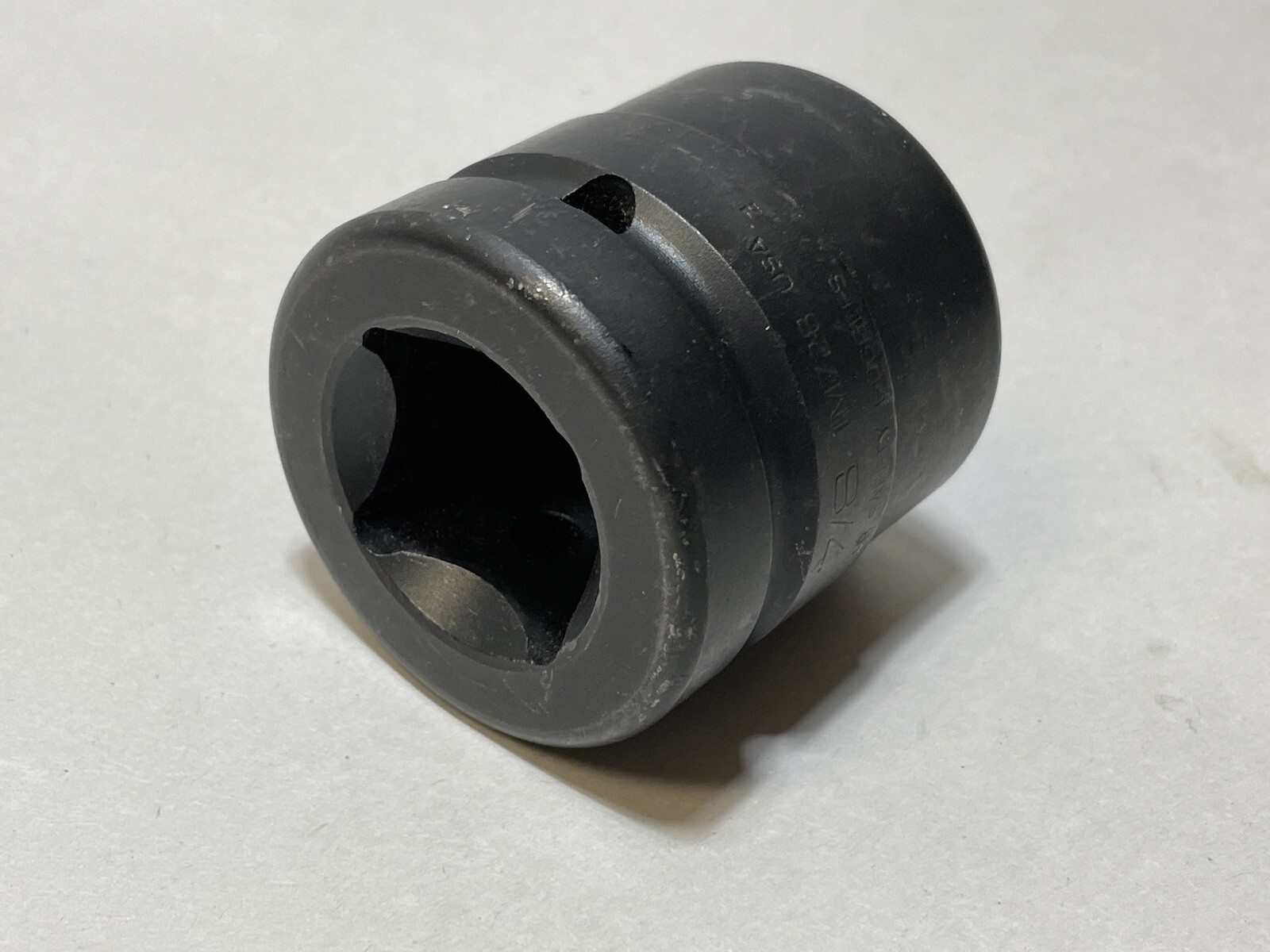 SNAP-ON Shallow Single Square Impact Socket 1″ Drive 4-Point SAE 7/8″ IM728