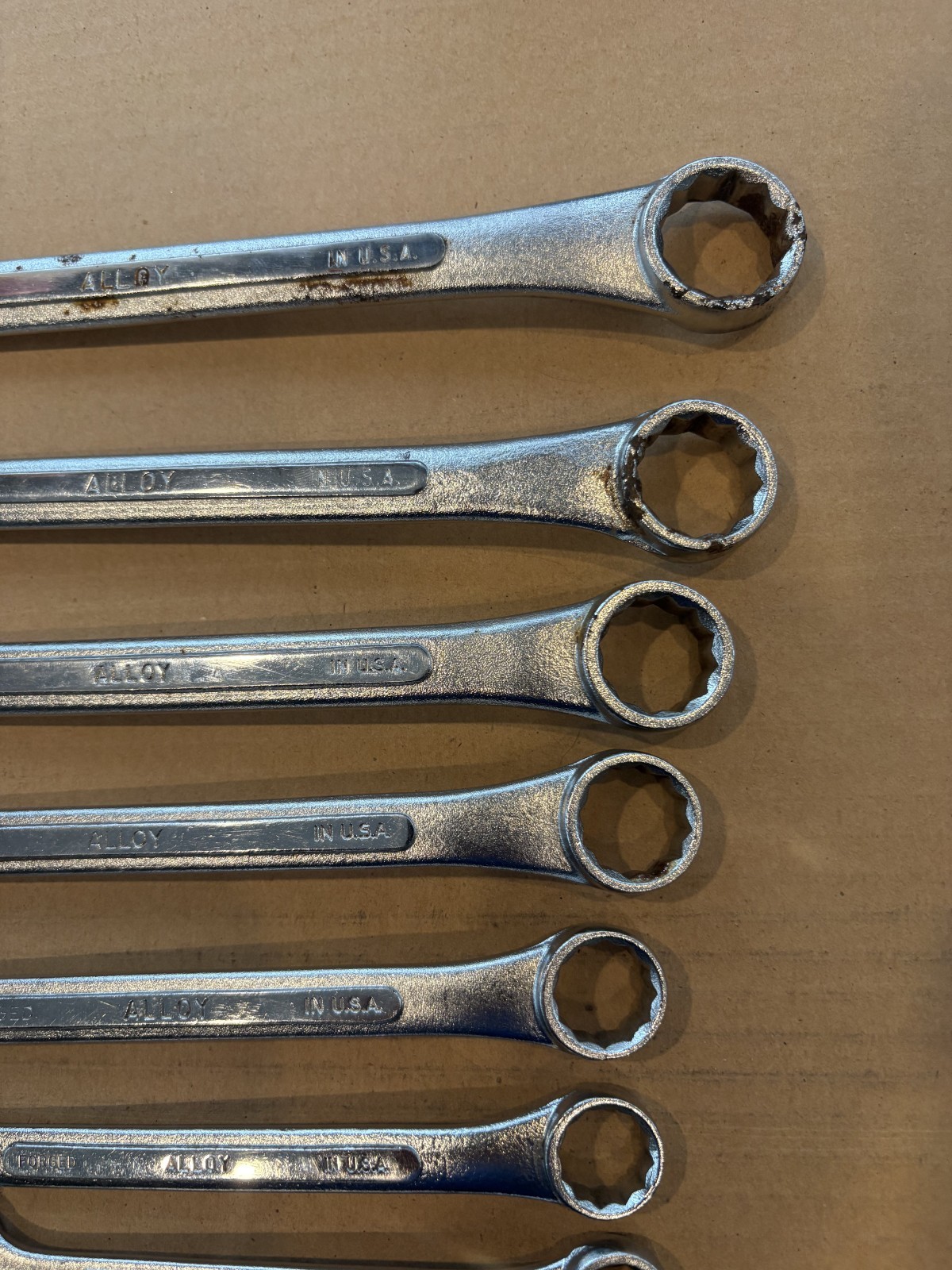 SK-Wayne 12 Piece Combination Wrench Set Vintage 1960s – SAE 1/4″ thru 15/16