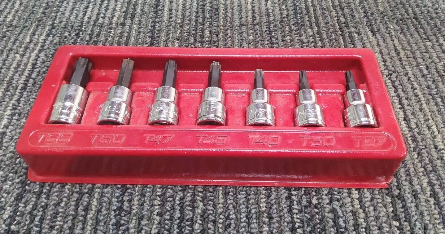 ICON T27-T55 Professional Hex Driver Socket Set – 7 Piece