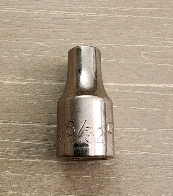Craftsman USA 5/32″ Socket 6 Point 1/4″ Drive Inverted G1 43481