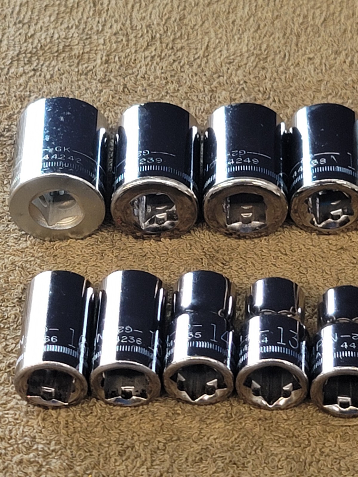 14 Craftsman Metric Socket Set 1/2″ Drive 24mm to 9mm G2 Tools USA
