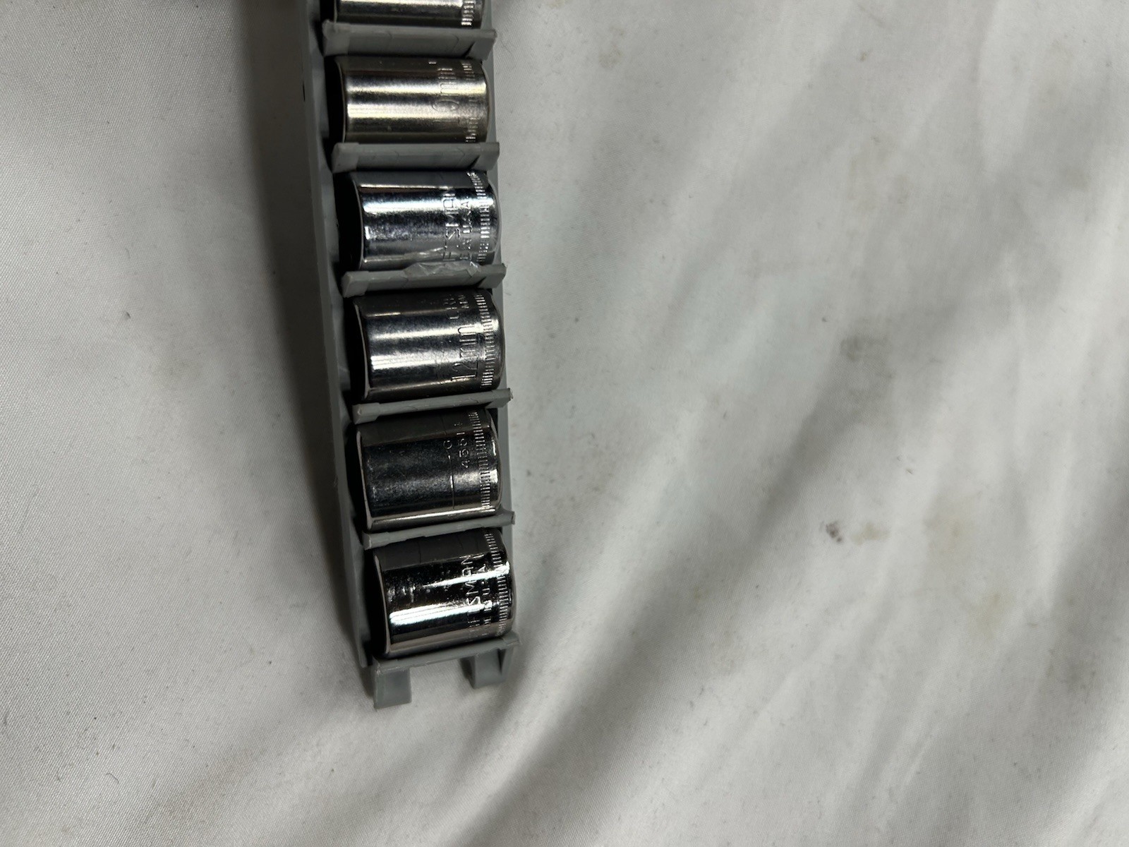 Craftsman 34433 Metric Socket Set 6 Pt 1/4″ Drive 10 PC 5-14mm USA 934433