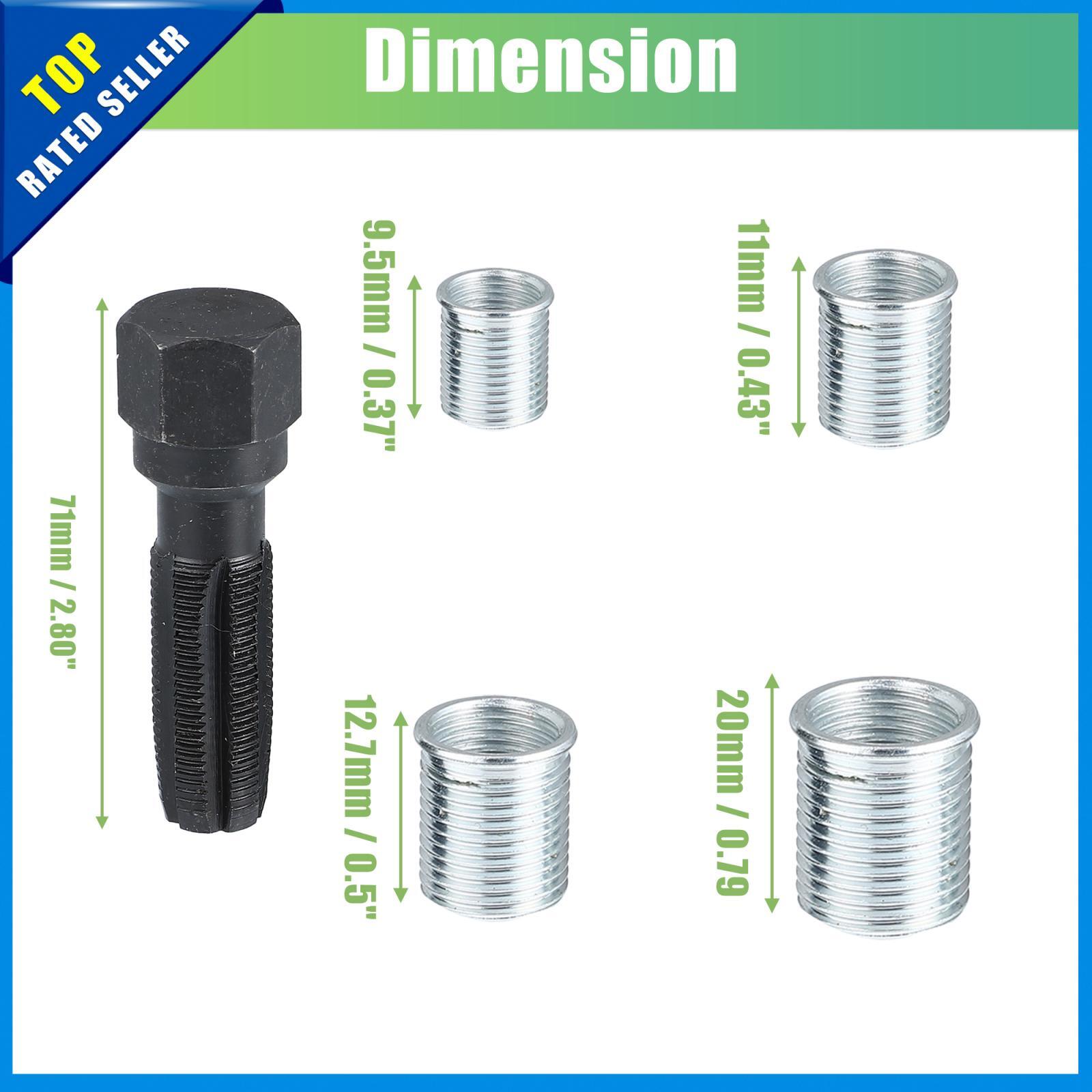 14mm Car Auto Cylinder Head Rethreaded Kit Reamer Thread Repair Tool Pack of 5
