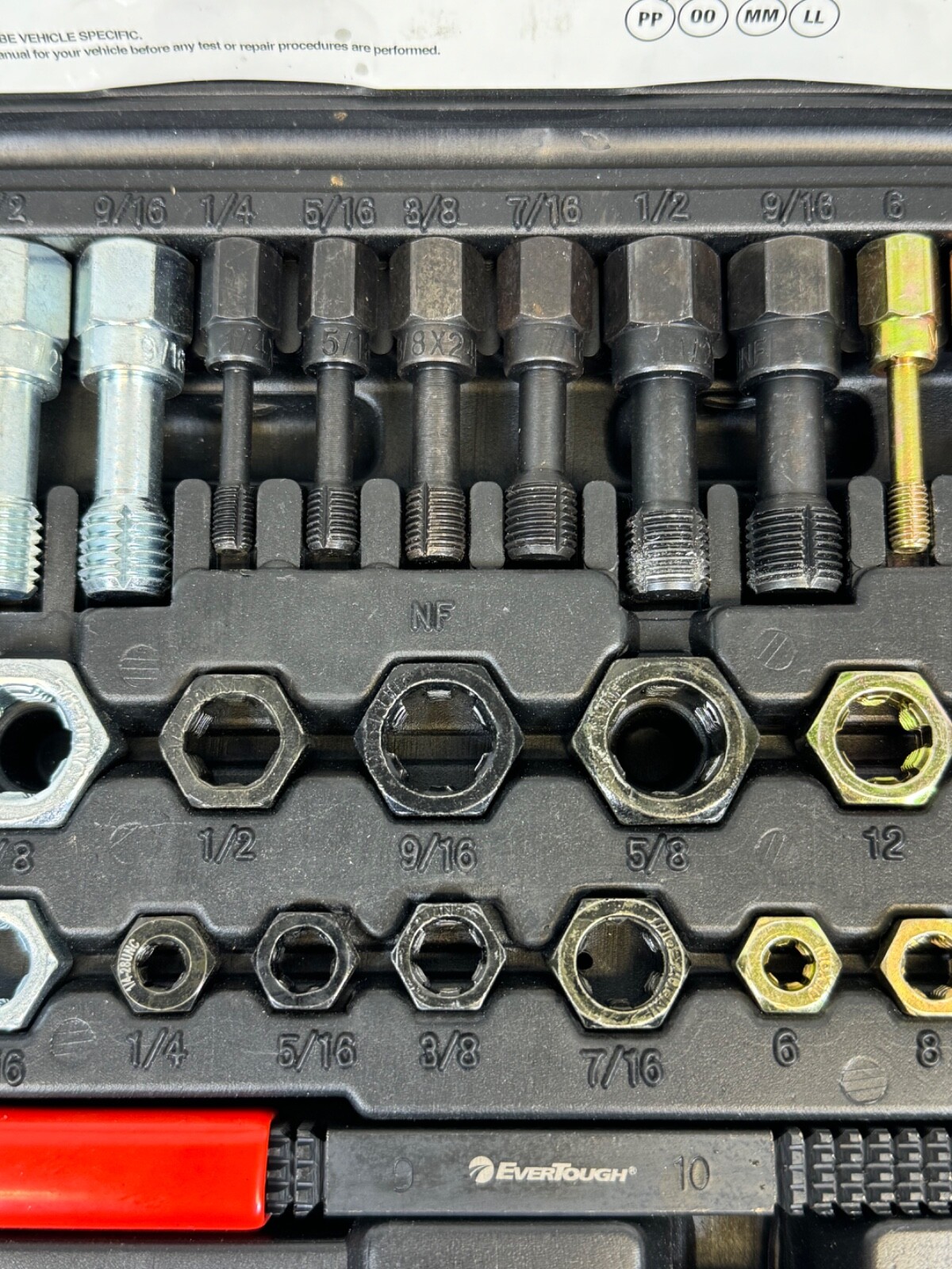 EverTough 67080 Thread Restoring File, Tap, and Die Kit / For Restoring Threads