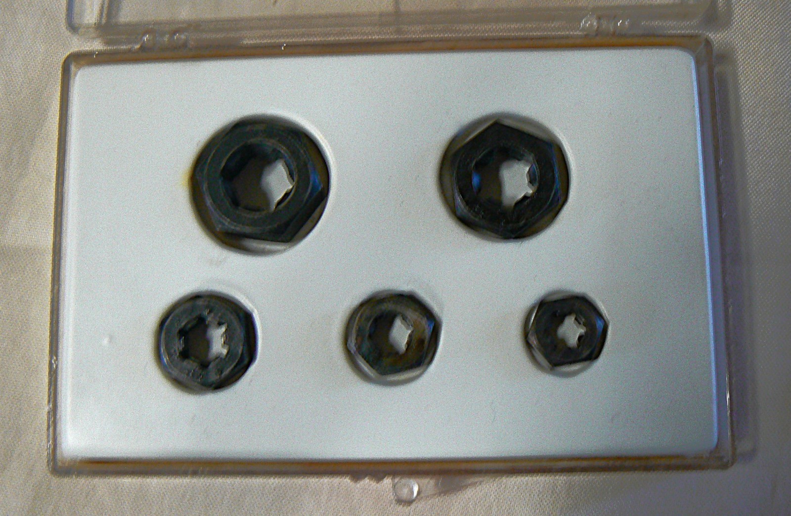 Snap-On TDM-50 5 Piece Metric Hex Rethreader Die Set