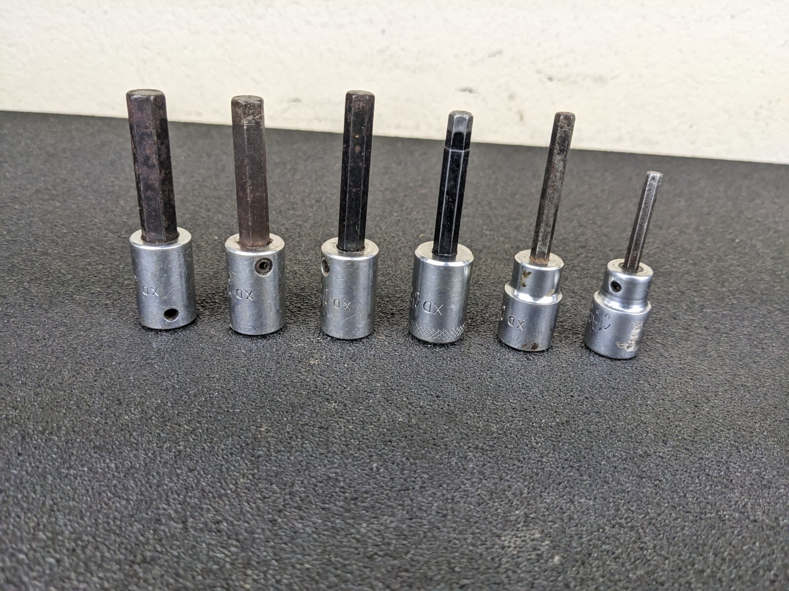 #bj277 Mac Tools 6pc Hex Allen Socket Bit Set METRIC 4mm to 9mm
