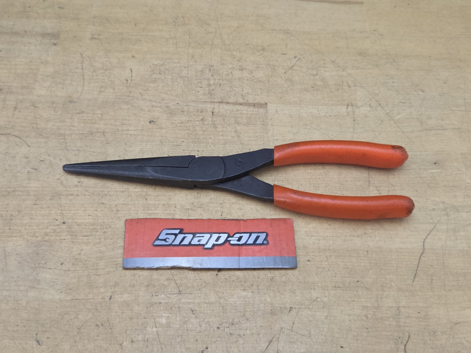 Snap On 97ACF – 9″ Long Soft Grip Needle Nose Pliers