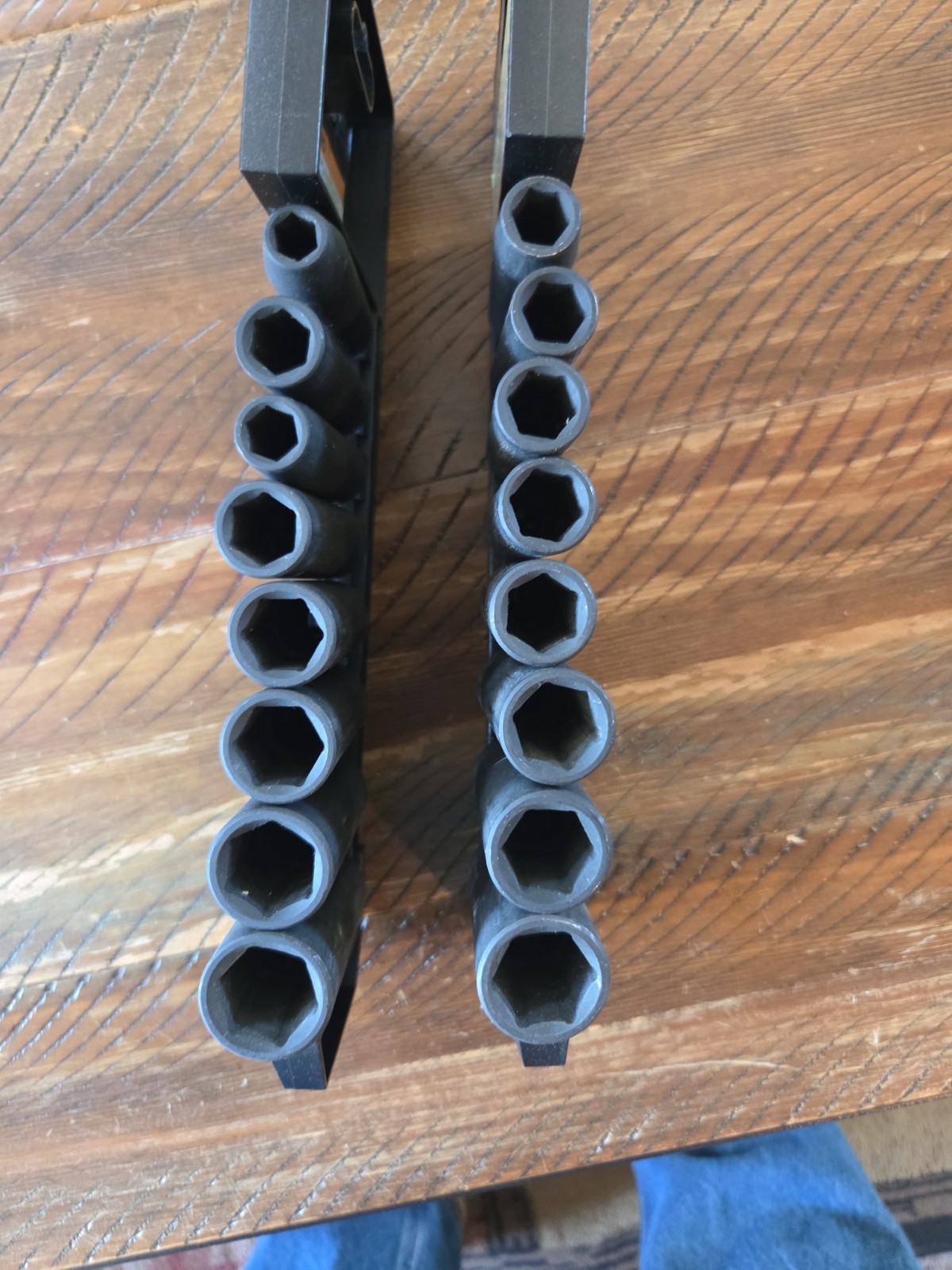 16 PC PITTSBURG 3/8″ DRIVE DEEP WALL IMPACT SOCKET SET. 67910&67928. PRE-OWNED