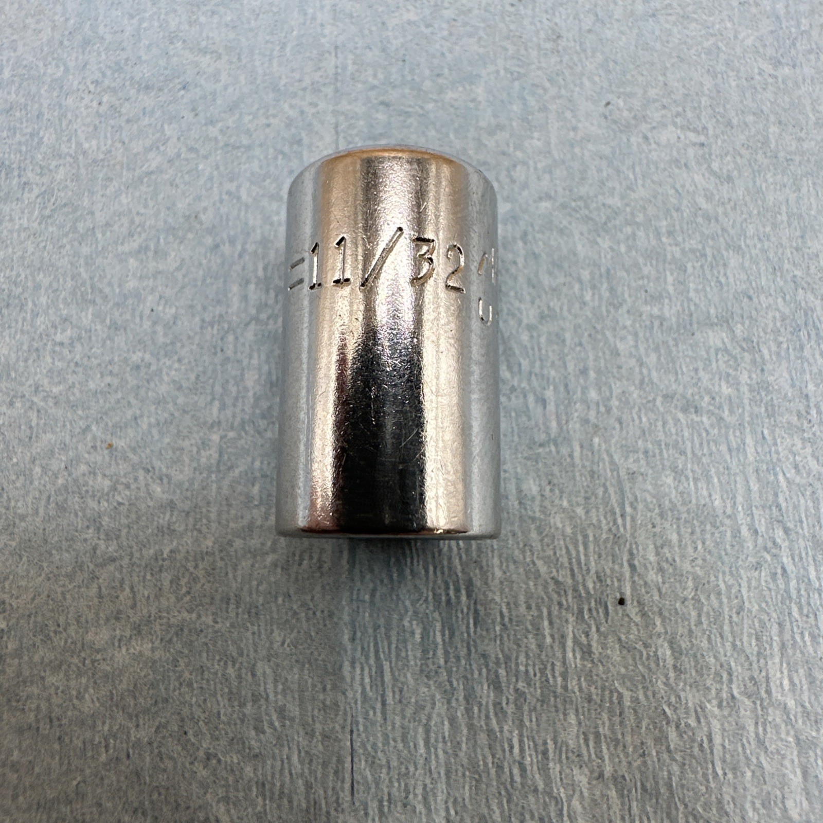 Mac Tools SAE 11/32″ M116 Shallow Standard Socket 1/4″ Drive 6 Point Chrome USA