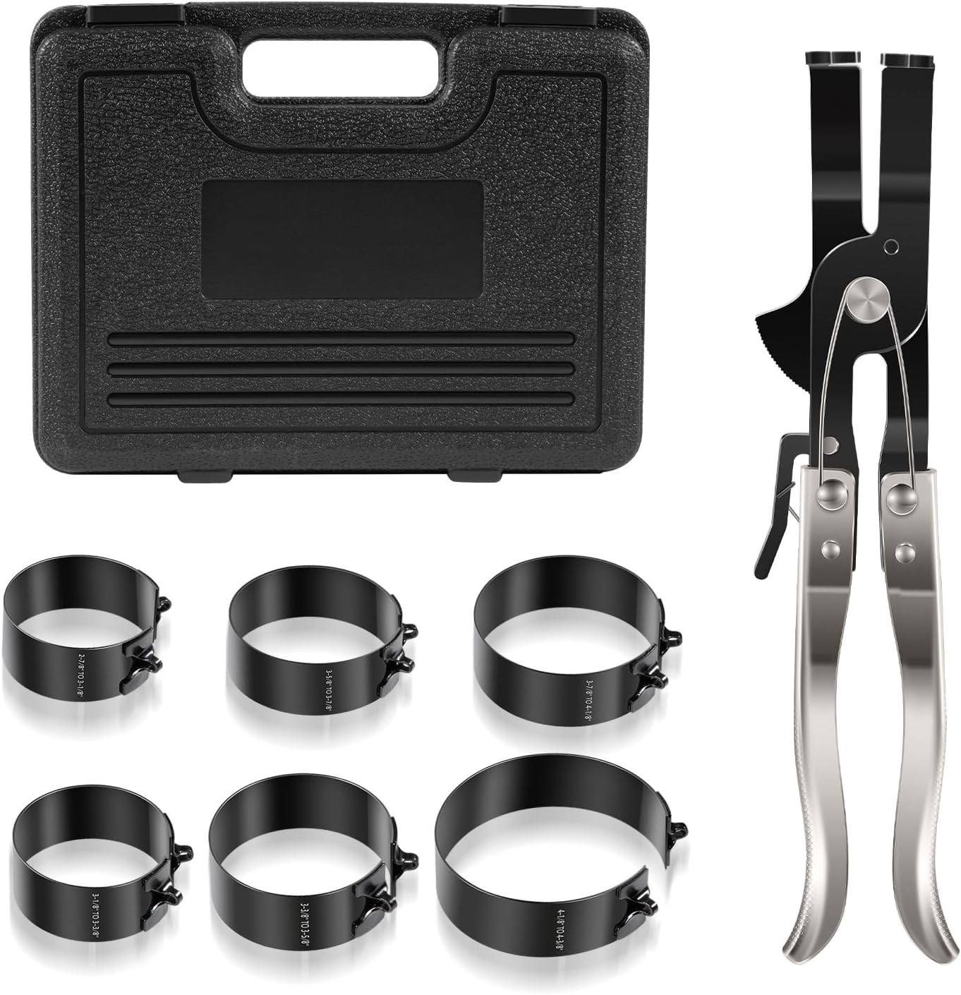 Piston Ring Compressor Tool Set 940387 for Car Engine,Vehicle Maintenance Clamps