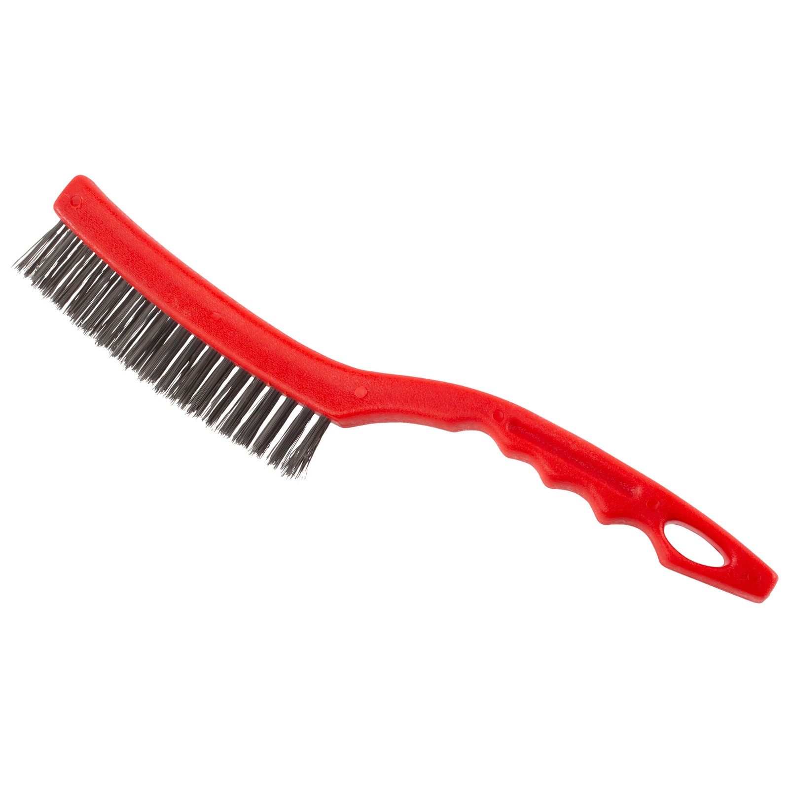 SHARK Plastic Handle Carbon Steel Scratch Brush 13999