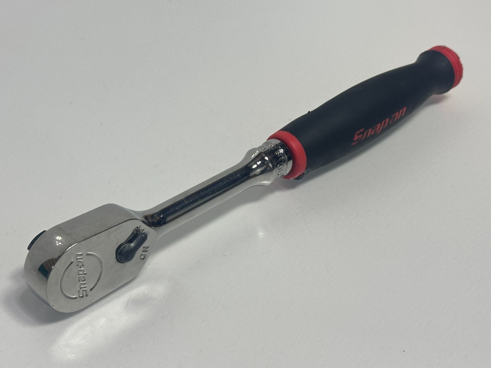 🇺🇸 Snap-on Tools USA 3/8″ Drive RED Soft Grip Standard Handle FH80