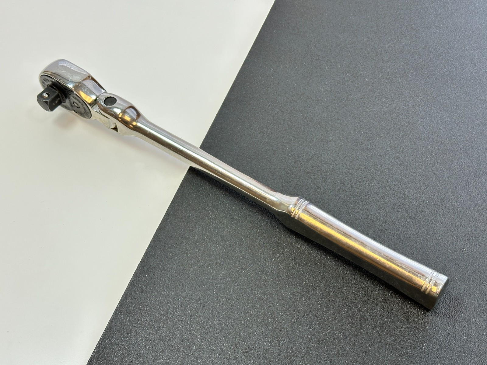 NOS Armstrong Tools USA 12-905 (Rare) 1/2″ Drive FLEX Head Chrome Ratchet (NEW)