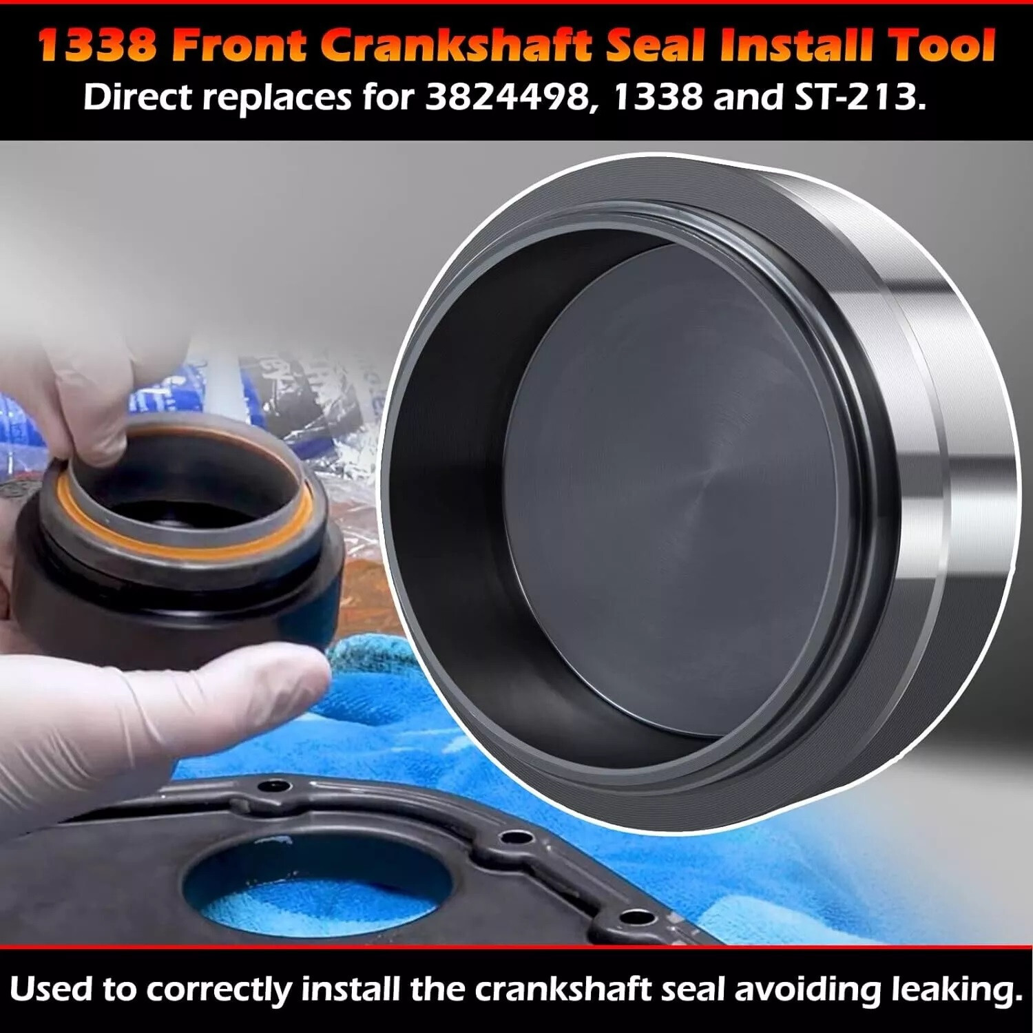 For Cummins 5.9L 6.7L Front Cover Crankshaft Seal & Wear Sleeve Installer Tool