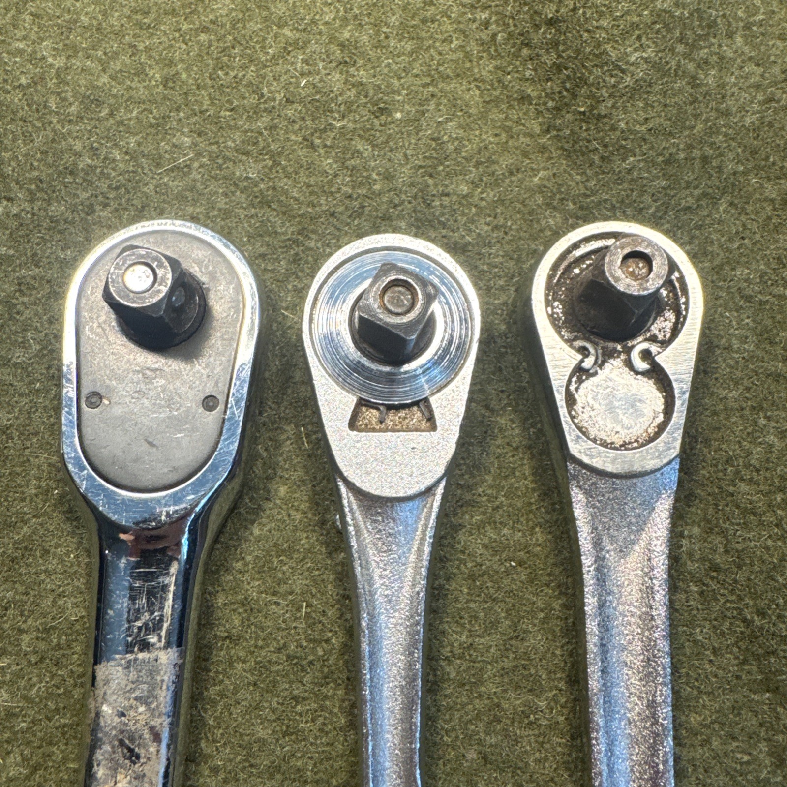 Lot of 3 – 3/8″ drive Ratchets for REPAIR Craftsman, Warranty Eligible Exchange