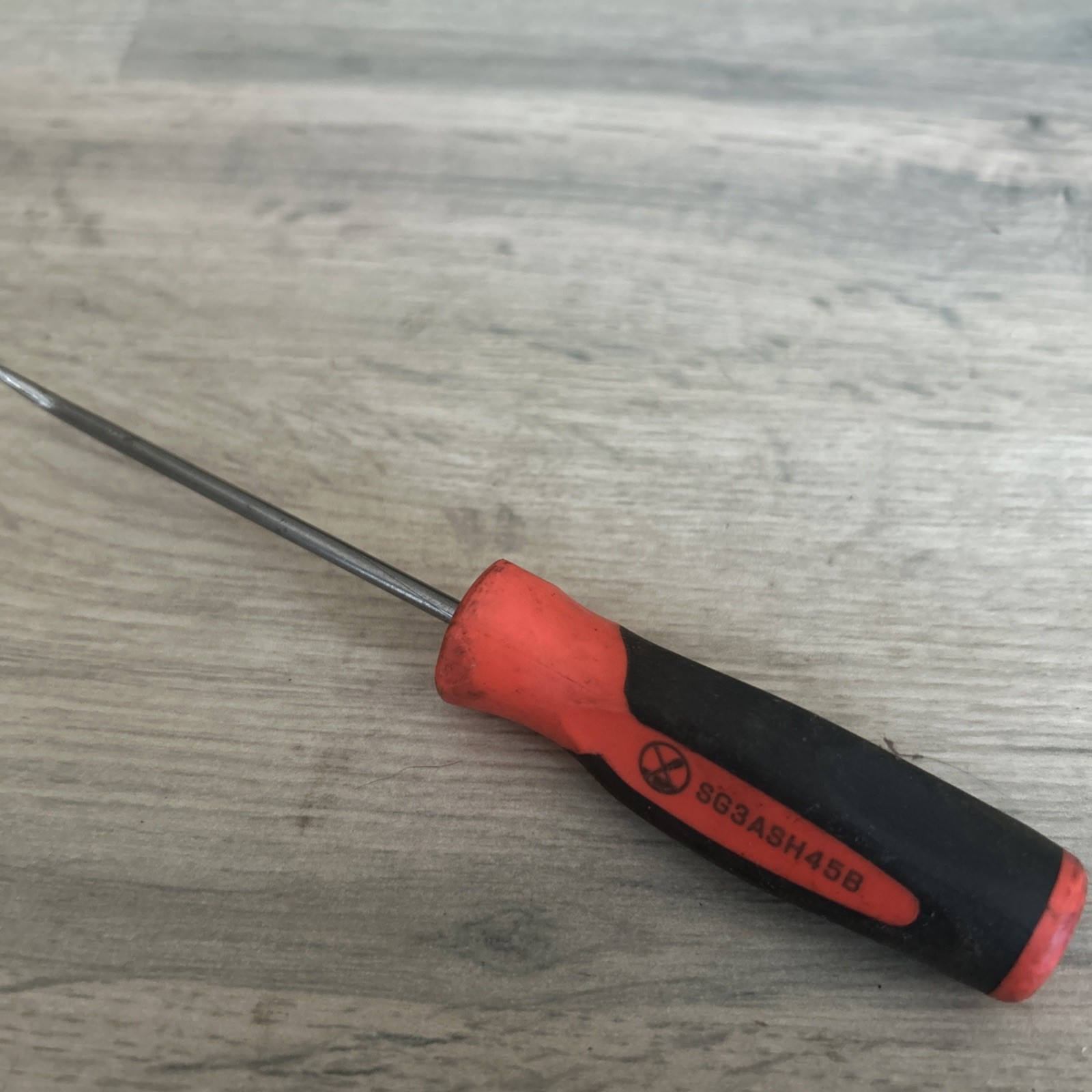 Snap-on Usa Orange Instinct Handle Soft Grip 45° Tip Mini Pick SG3ASH45B