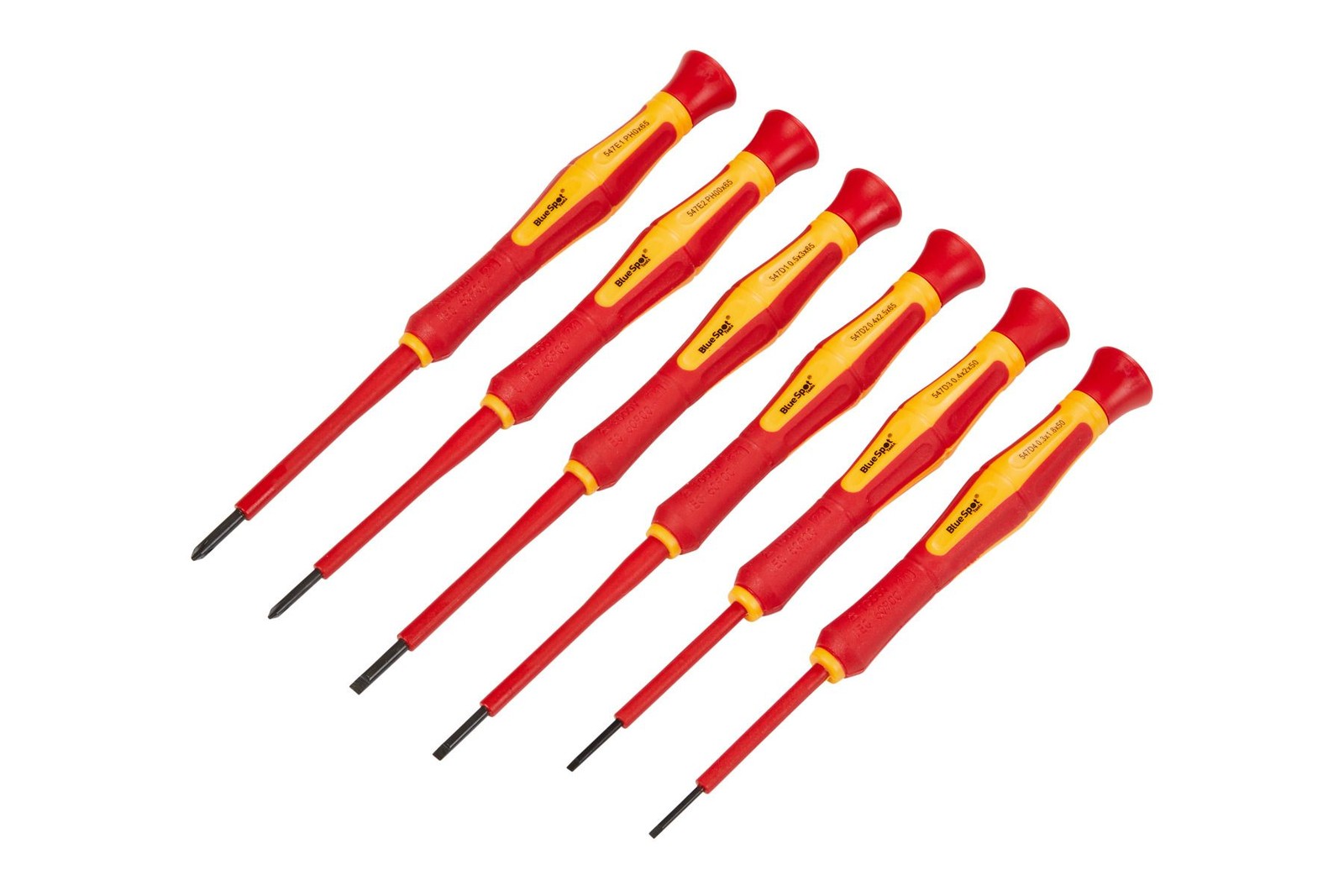 Blue Spot Tools 12628 6 PCE VDE Precision Screwdriver Set