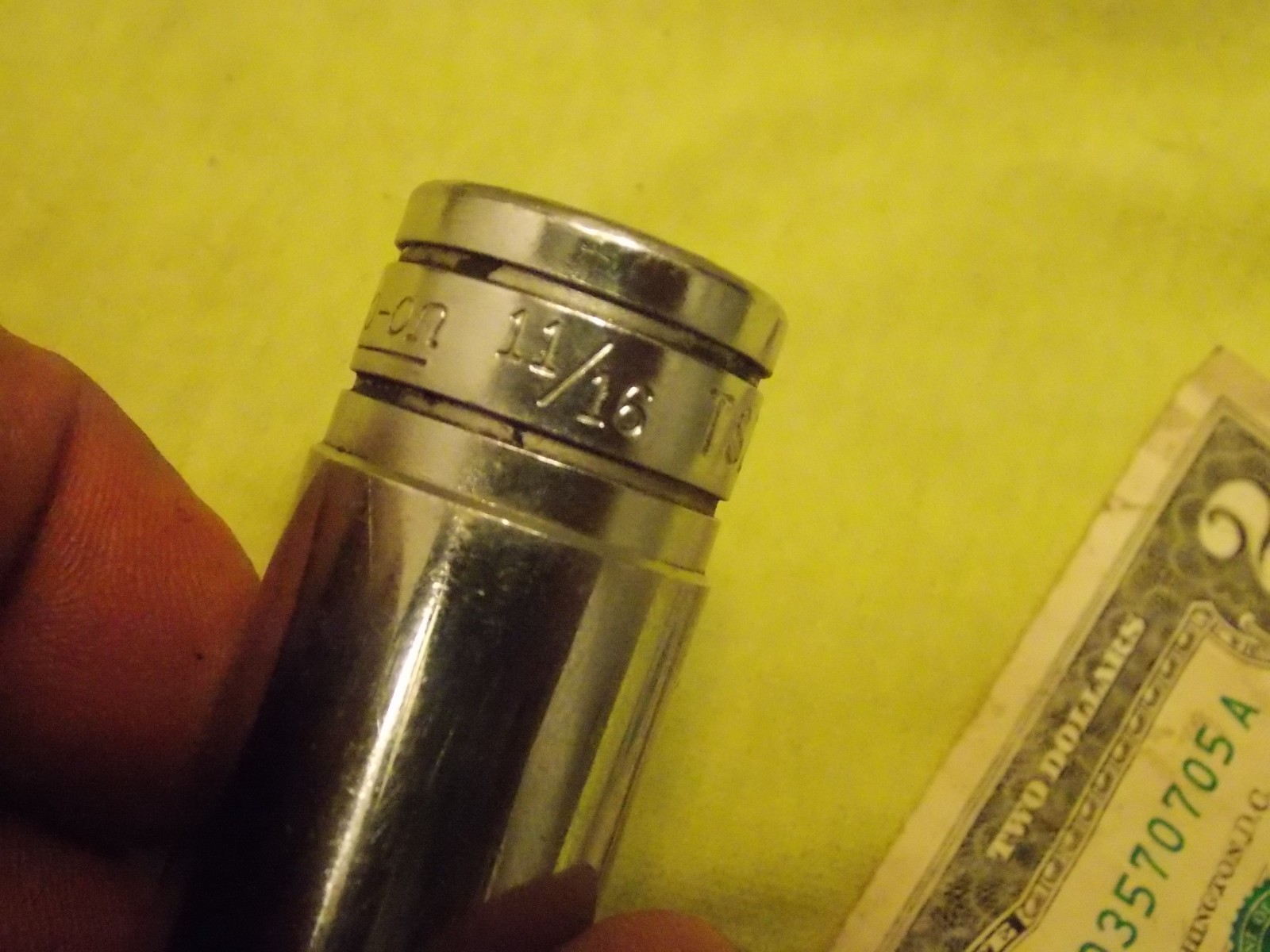 Snap-on TS361 1/2″ Drive 1-1/8 6-Point Deep Socket TS221 11/16 FREE Ship After1