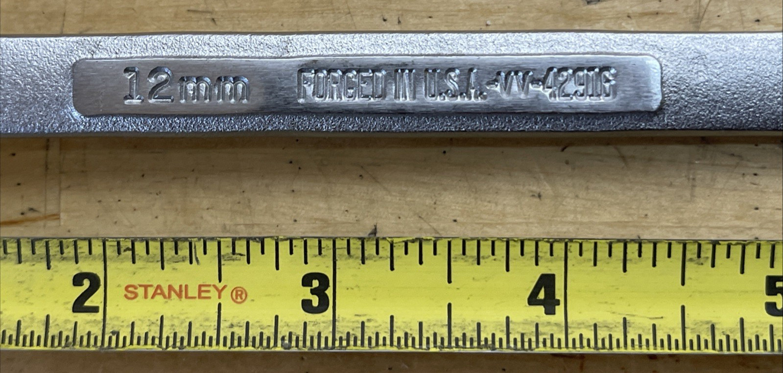 USA CRAFTSMAN -VA- 42916 12mm Combination Wrench 12 Point USA VINTAGE