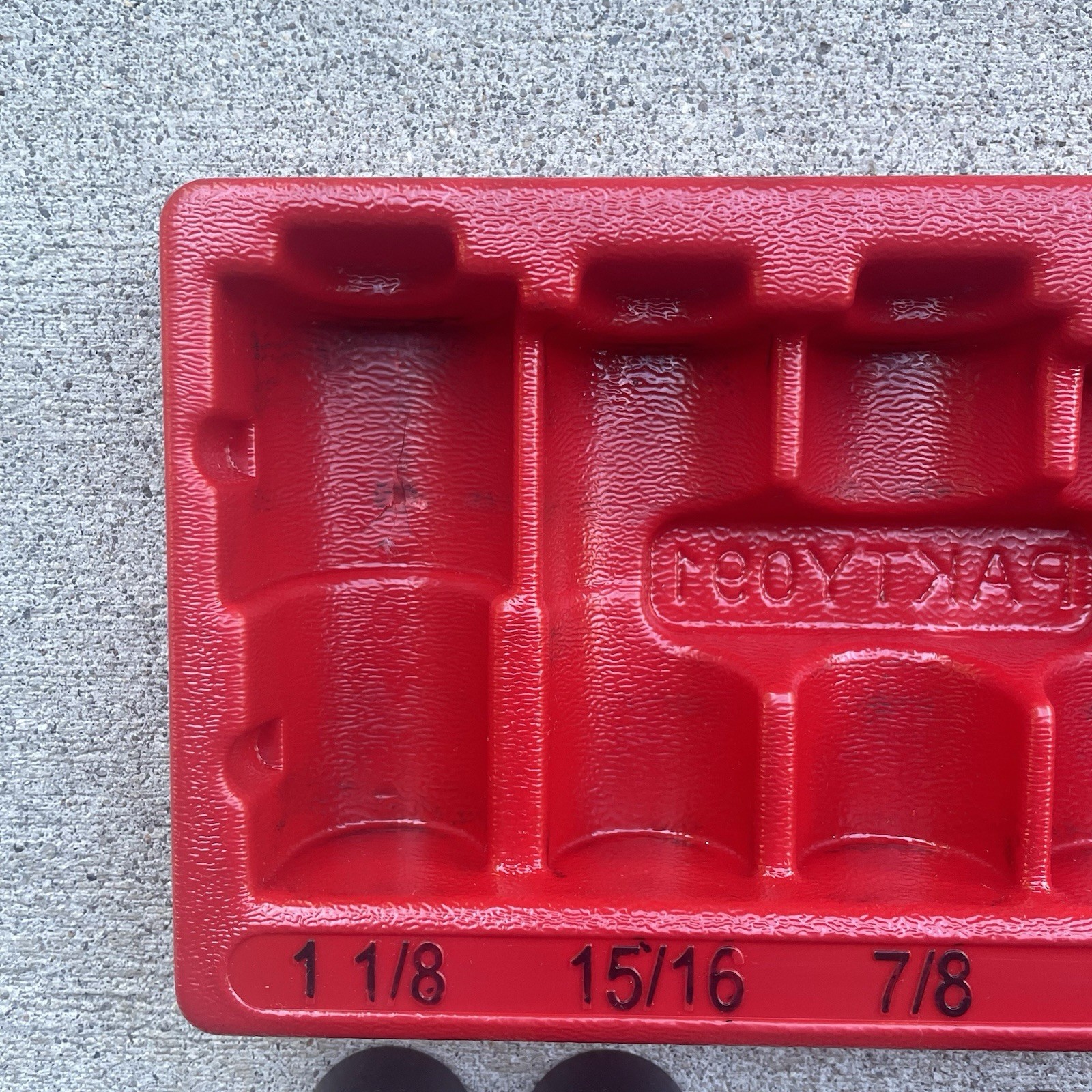 Snap On 1/2″ Drive Wobble Sockets SAE 9/16 to 1 1/8 Inch Set 3071PLY–Missing 1