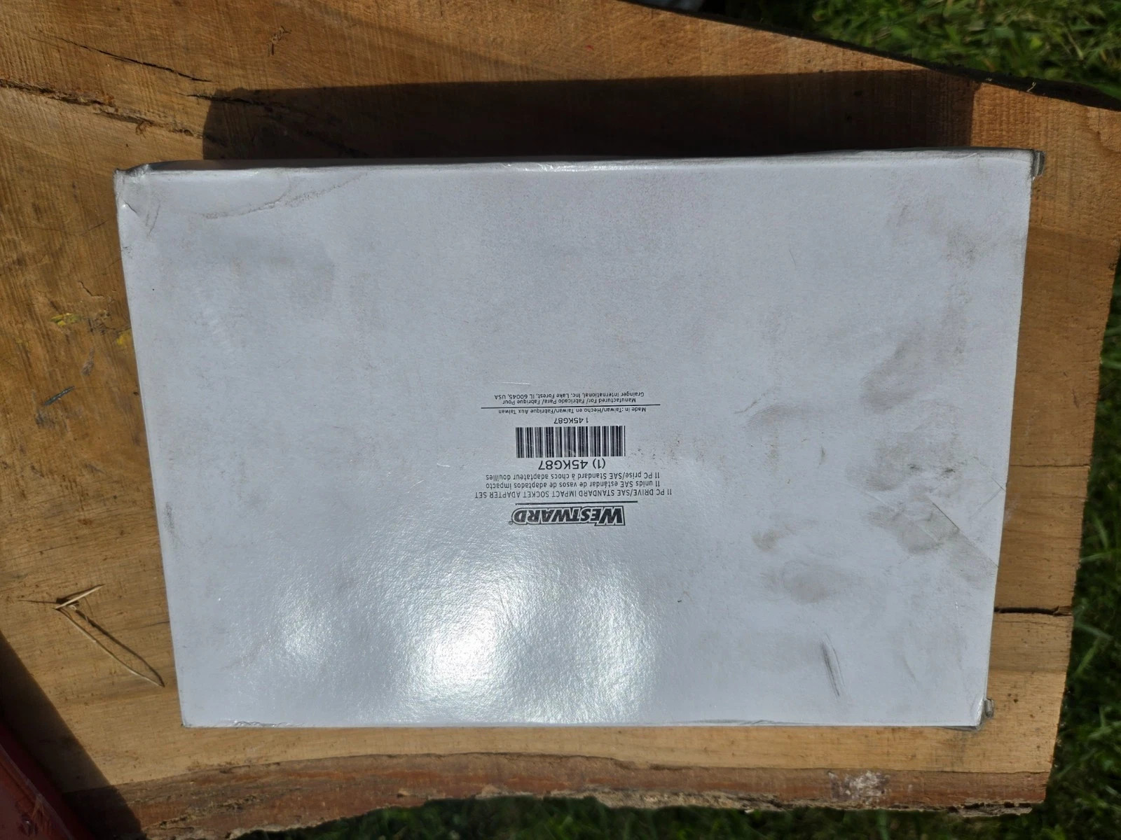 WESTWARD Impact Socket Adapter Set: 1/4 in_3/8 in_1/2 in_3/4 in_1 in Input Drive