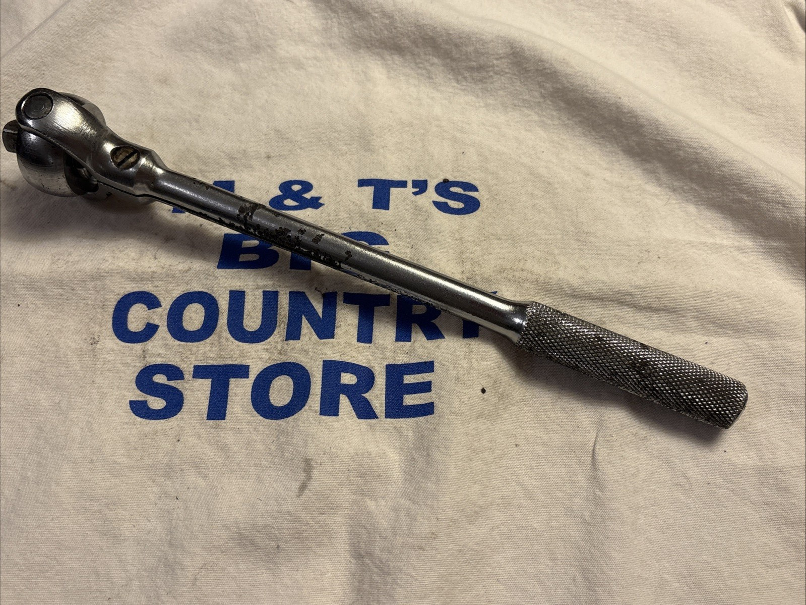 SK Tools USA 3/8″ Drive Roto Head Ratchet Knurled Handle 3870