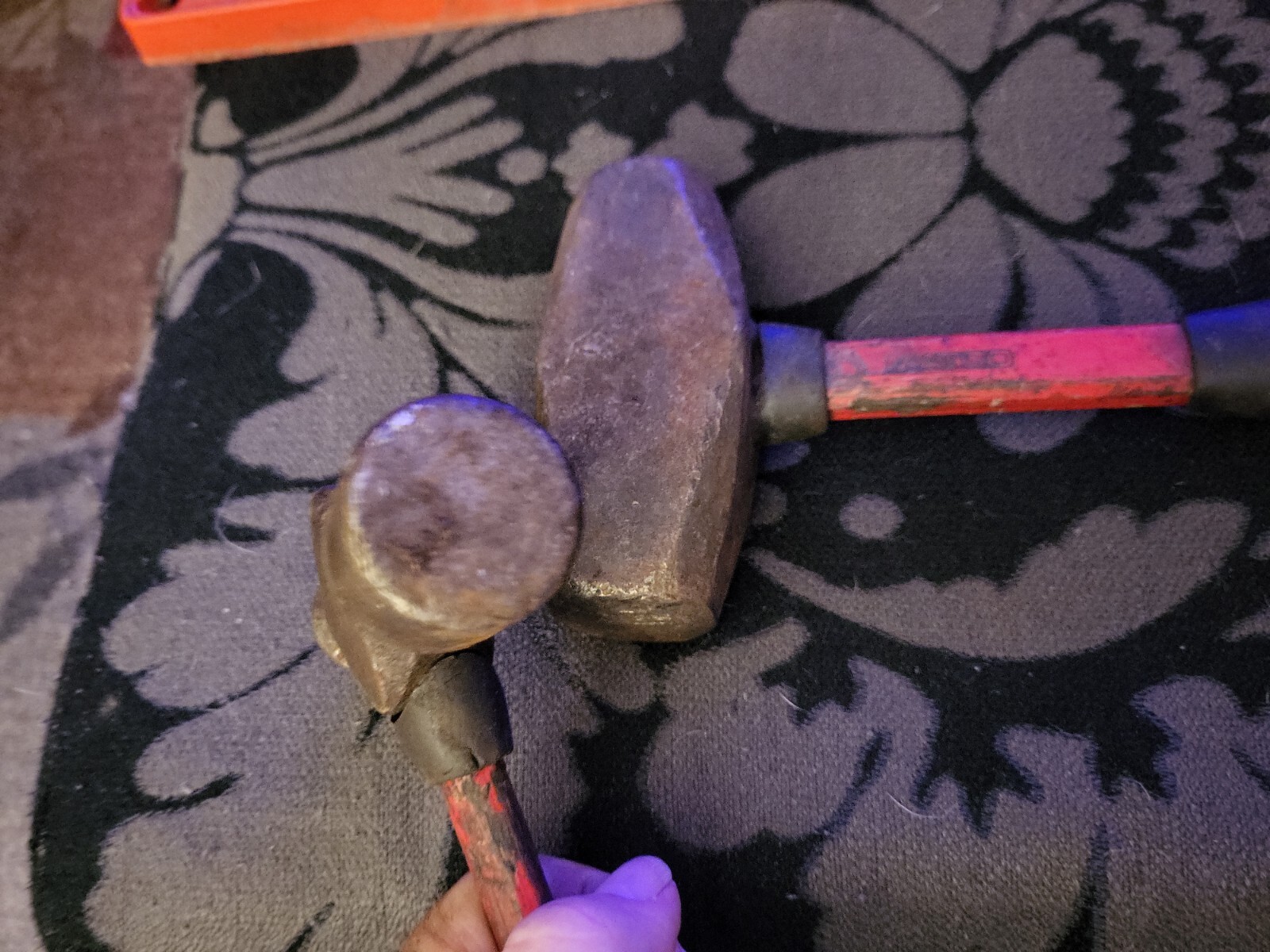 MATCO TOOLS BALL PEEN HAMMER WITH FIBERGLASS HANDLE and dead blow hammer