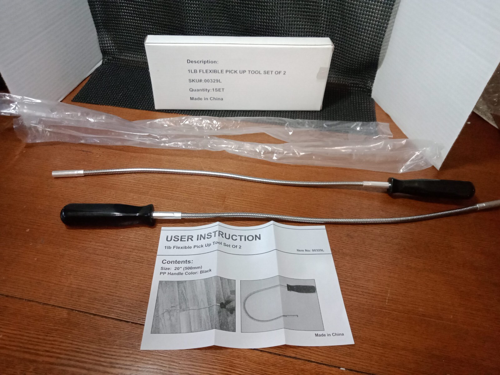 Set of 22″ Flexible Shaft Magnetic Pick Up Tool 00329L