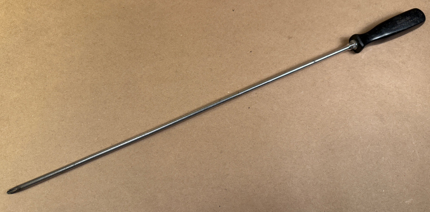 Snap On SSDP422 Long-Shaft No. 2 Phillips Head Screwdriver 20” L – FREE SHIPPING