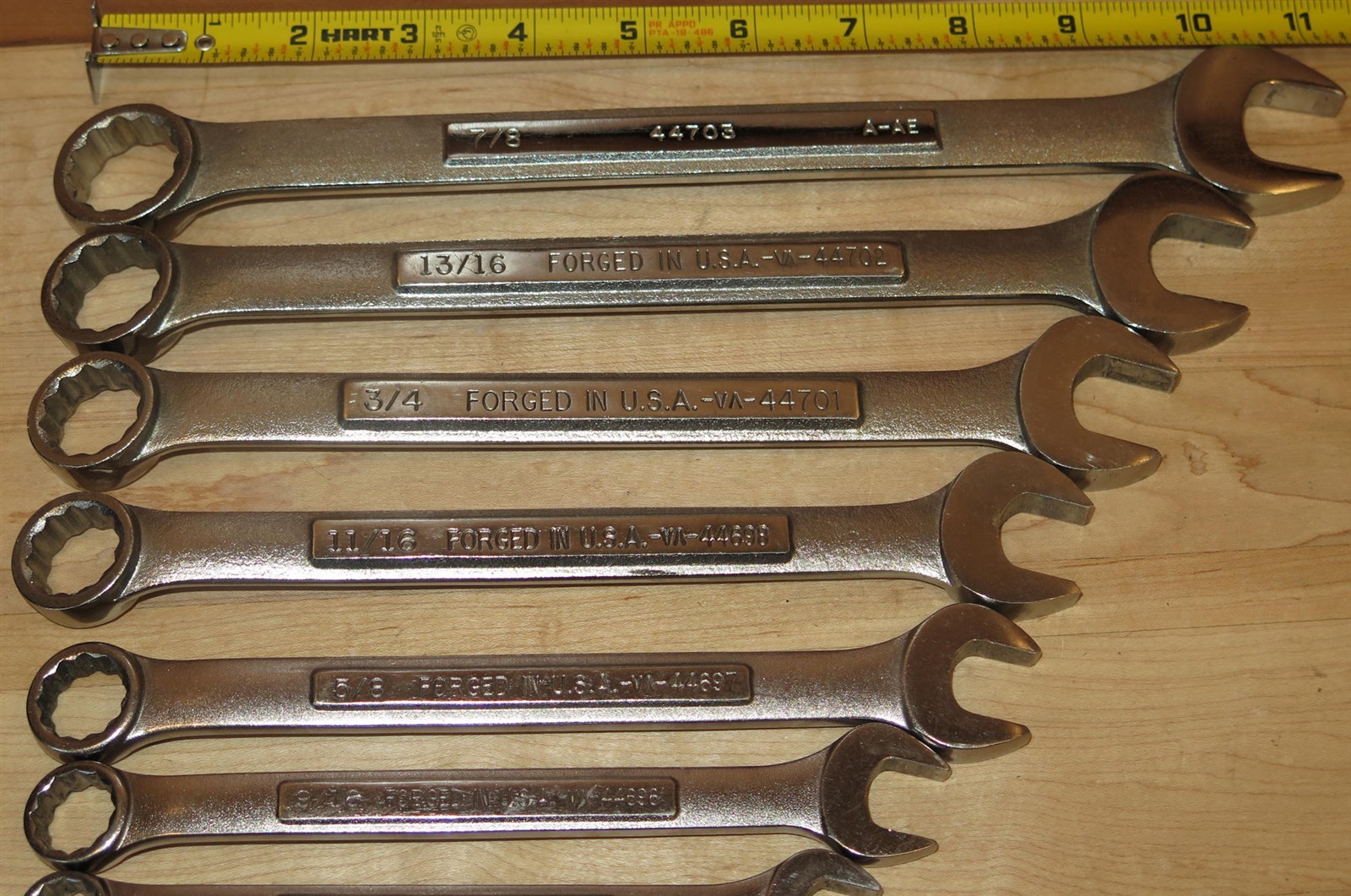 Craftsman SAE 12-Piece 12pt Combination Wrench Set – 1/4″ – 7/8″ – Series VA V^