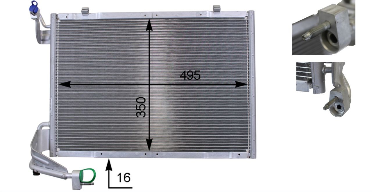 MAHLE BEHR Aircon condenser PREMIUM LINE [AC9000P] AU