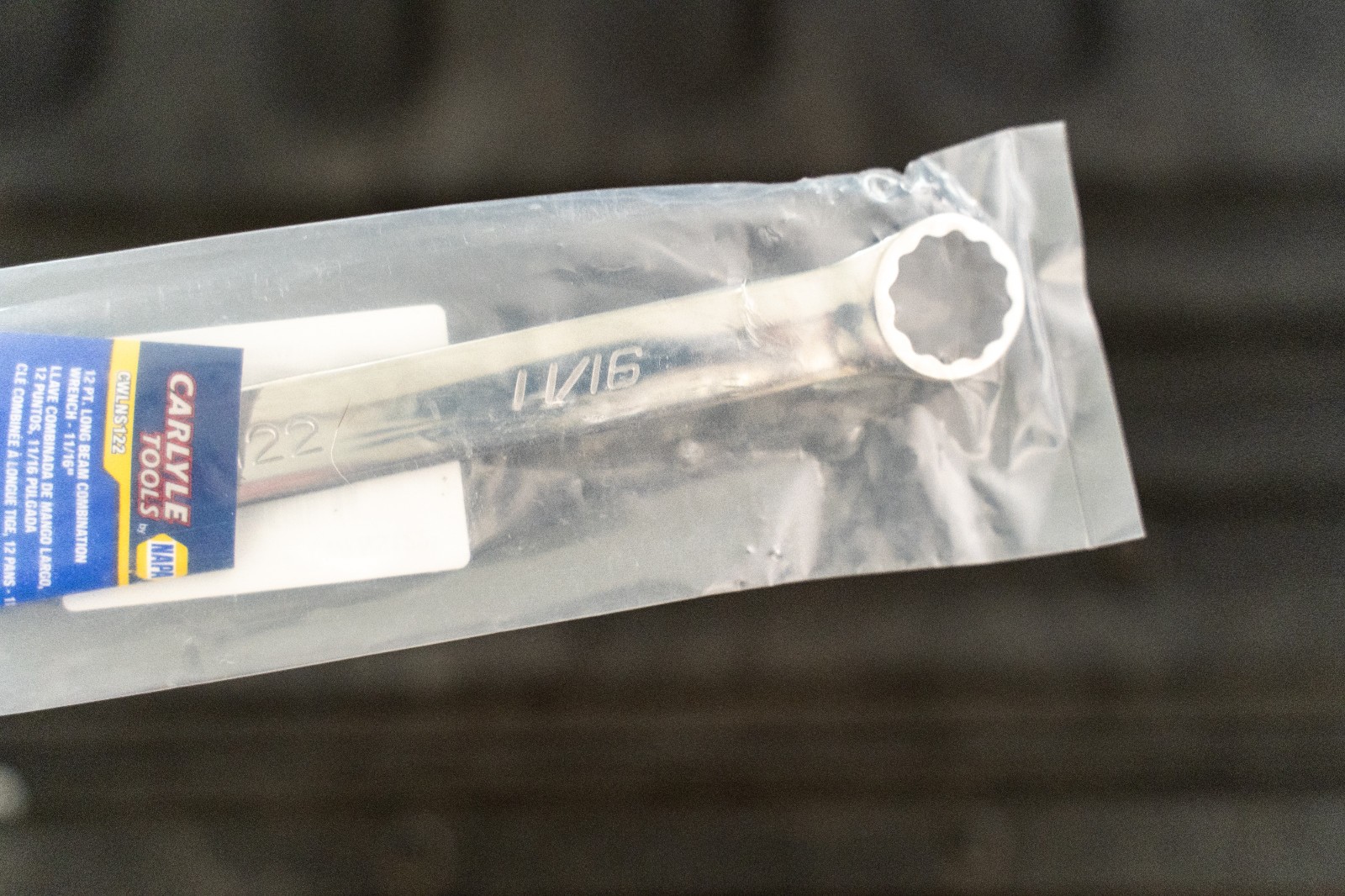 Napa Carlyle 12 Point Combination Wrench 11/16 Brand New CWLNS122