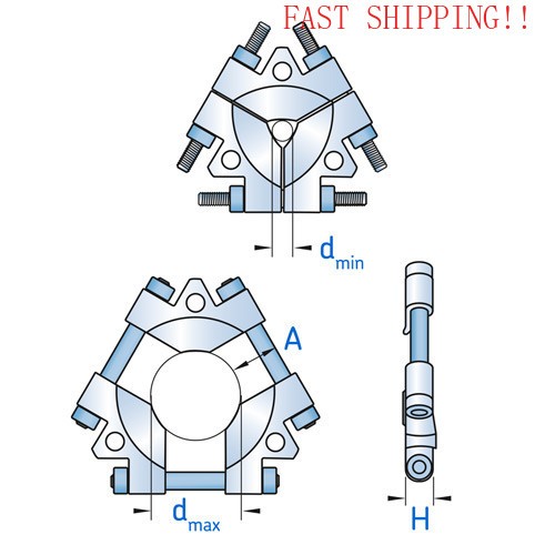 SKF TMMS 100 Tri-section pulling plate to avoid bearing damages