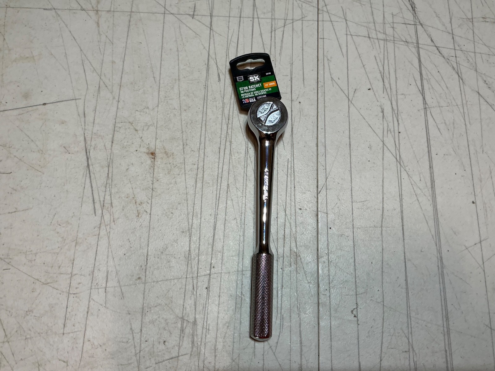 NOS S-K 1/2″ ratchet Pro Grade made in USA 800740 handle is 10”