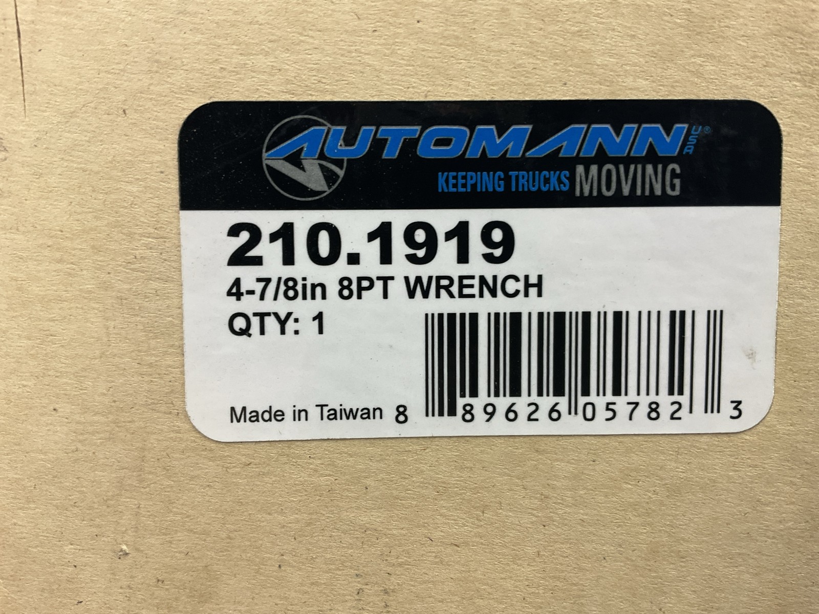 Automann 210-1919 4-7/8″ 8 Point Locknut Wrench Socket
