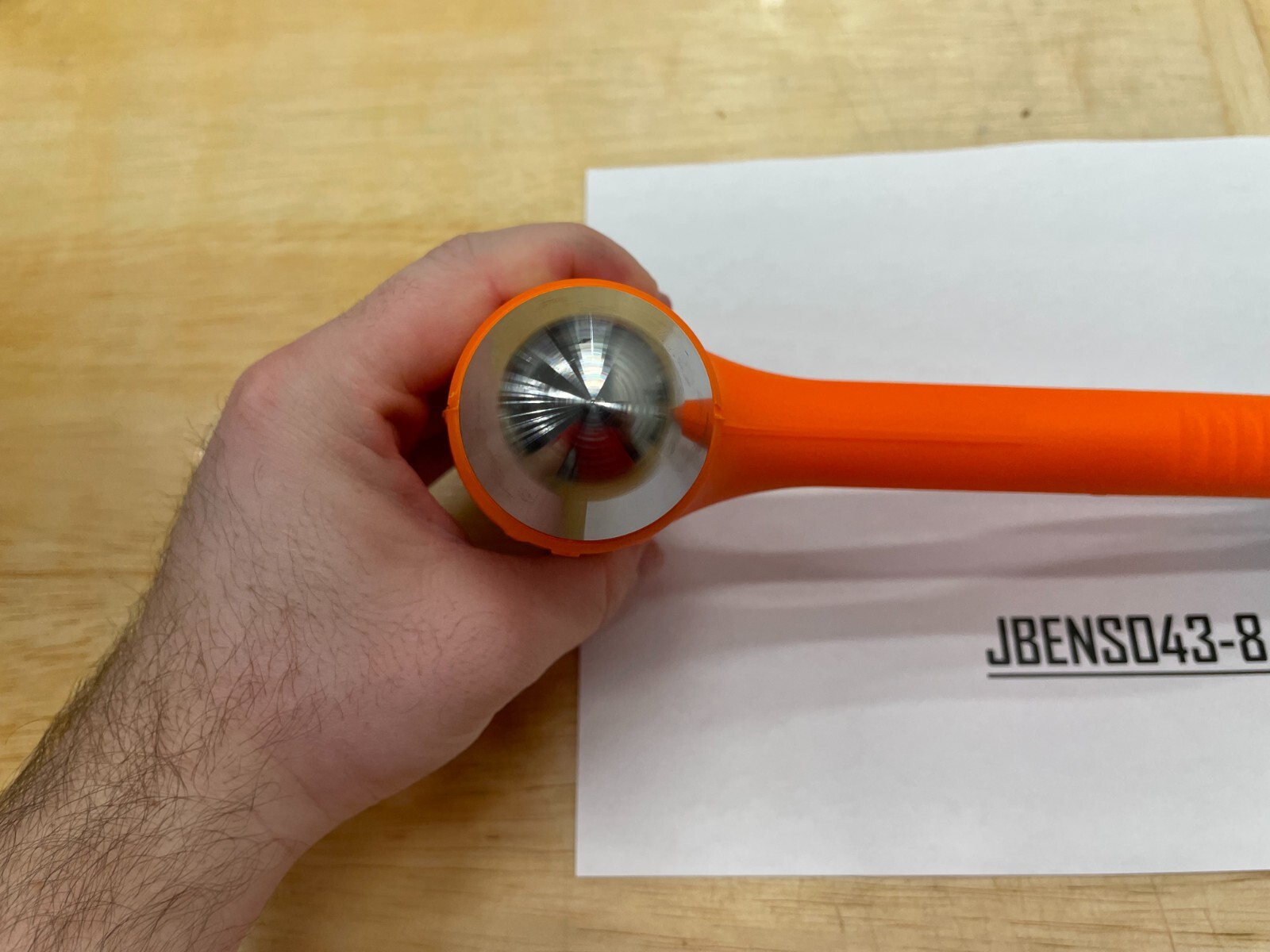 Snap-on Tools USA NEW ORANGE 32oz/900g Soft Grip Dead Blow Hammer HBBD32O