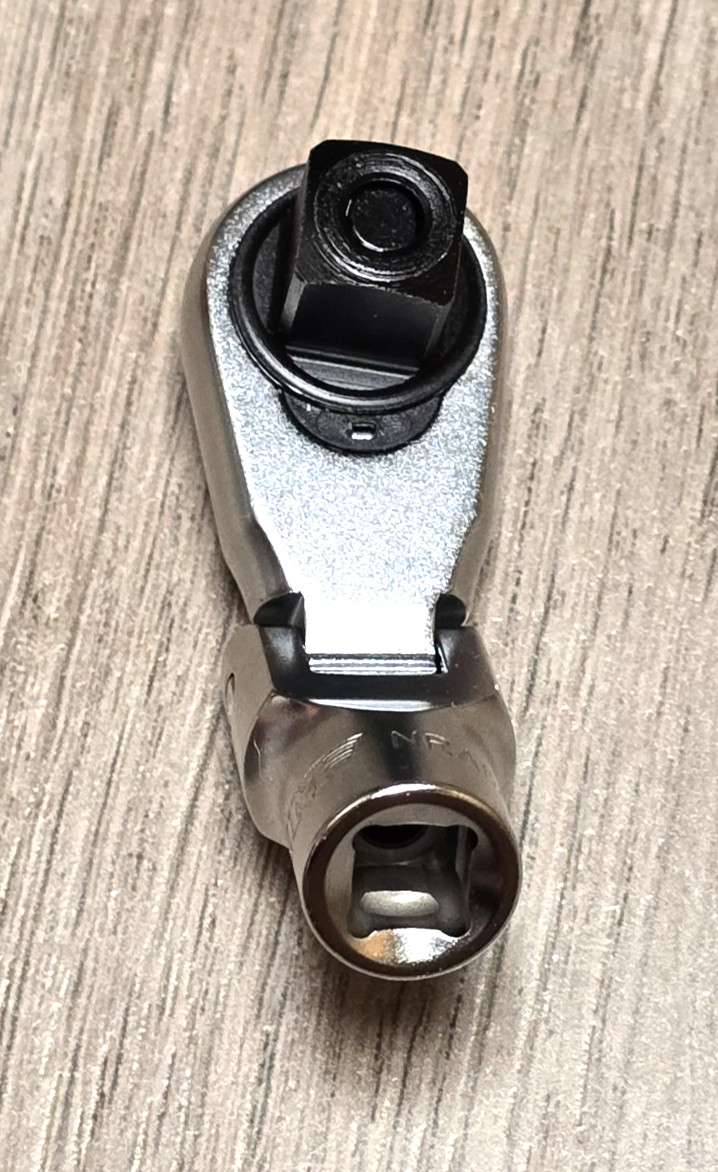 VIM Tools 3/8″ dr Nano Ratchet Head Attachment fits any 1/4″ dr Extension #NRA64