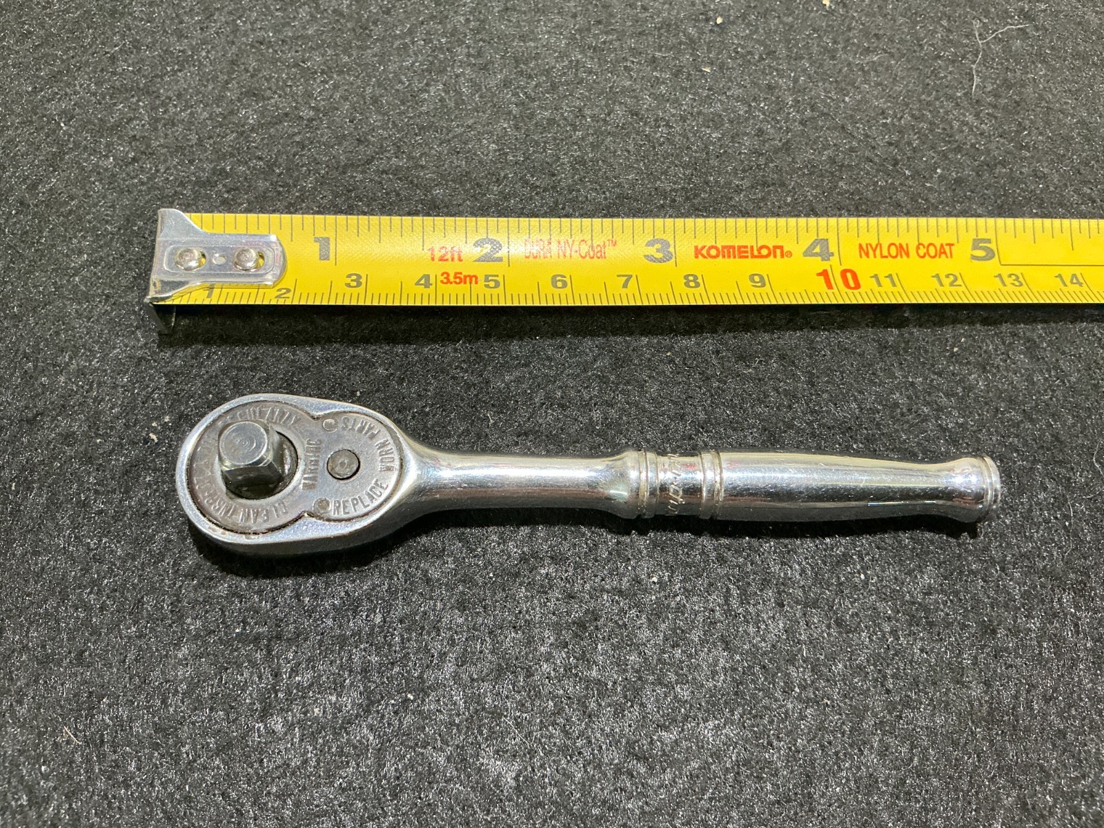 Snap-on Tools 1/4″ Drive Mini Ratchet TM70C USA ~ Initials