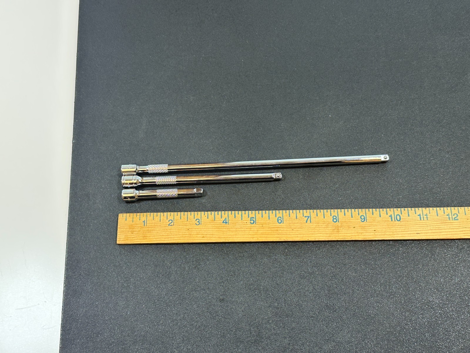🇺🇸 NEW SK Tools USA 3pc Knurled 1/4” Drive Extension Set Lot, 3” 6” 10”