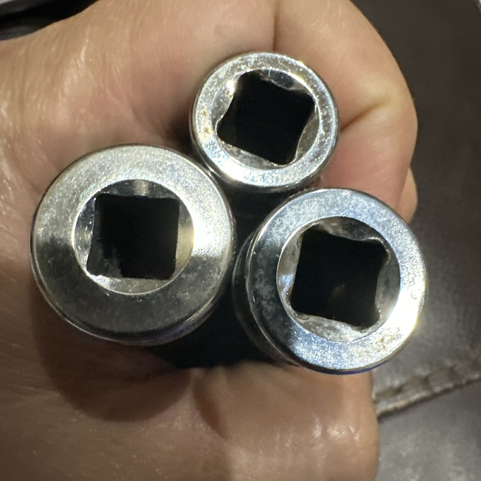 Snap-on SFSM19 SFSM17 SFSM15 Drive 19mm 17mm 15mm 6 Point Deep Socket Lot of 3