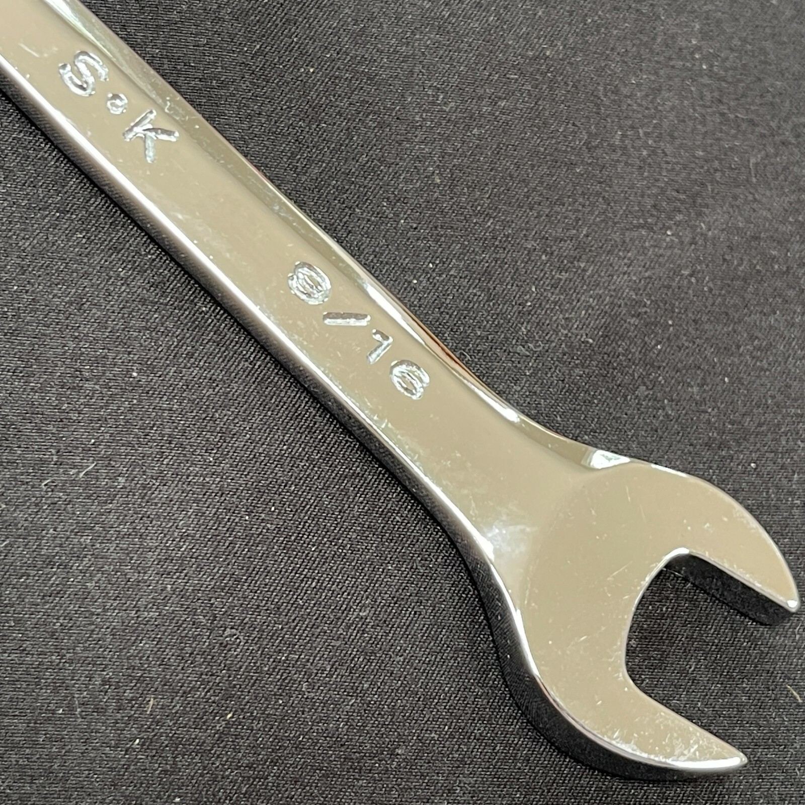 SK HAND TOOLS 86416 1/2″ x 9/16″ SuperKrome Open End WRENCH SAE New Old Stock