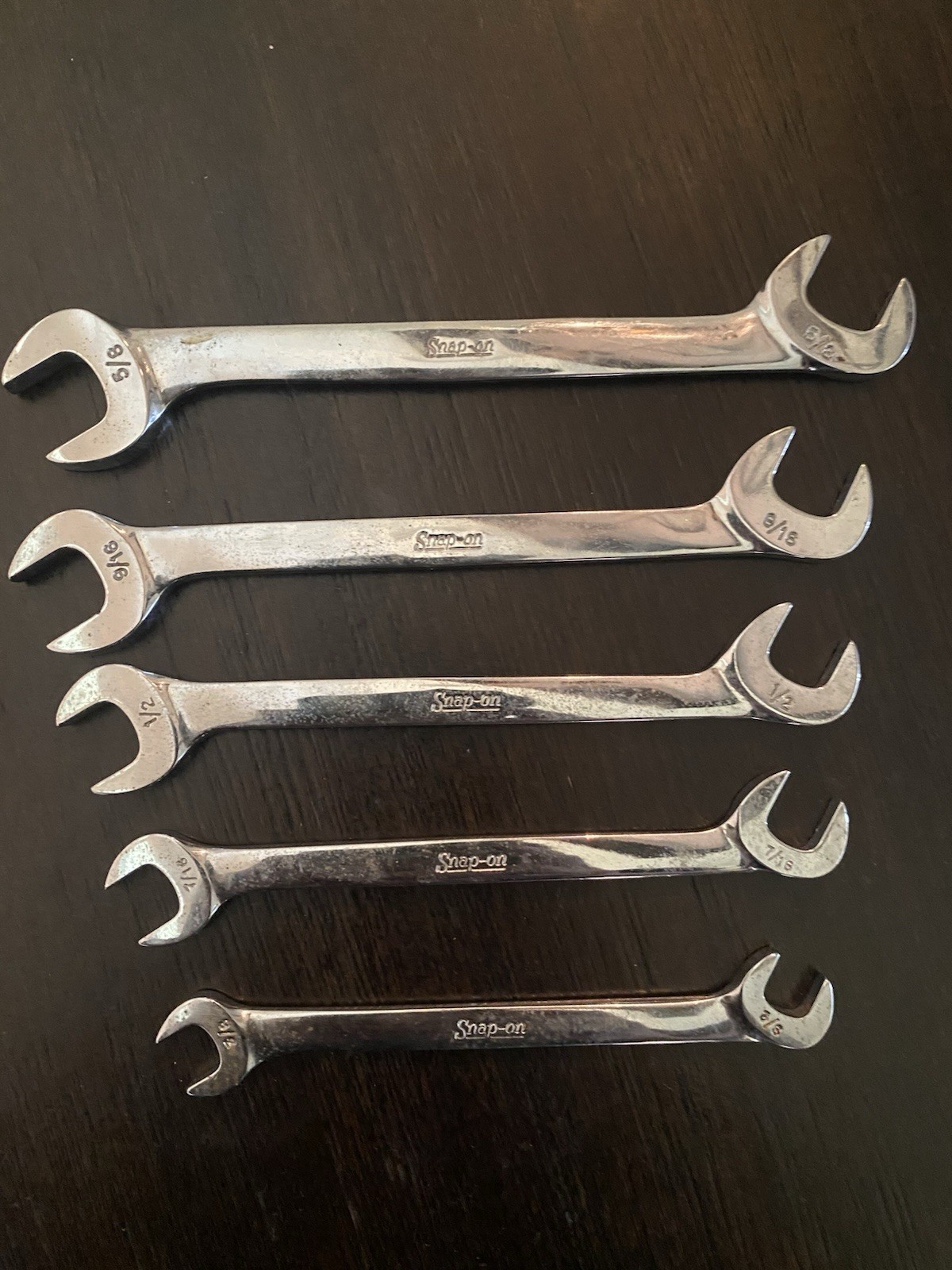 Snap-On Four-Way Angle Head SAE Open End Wrench Set