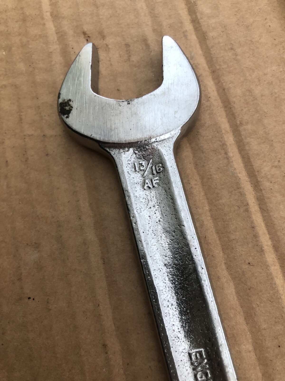 TW Superslim Double Open Ended Spanner 11/16AF x 13/16AF England