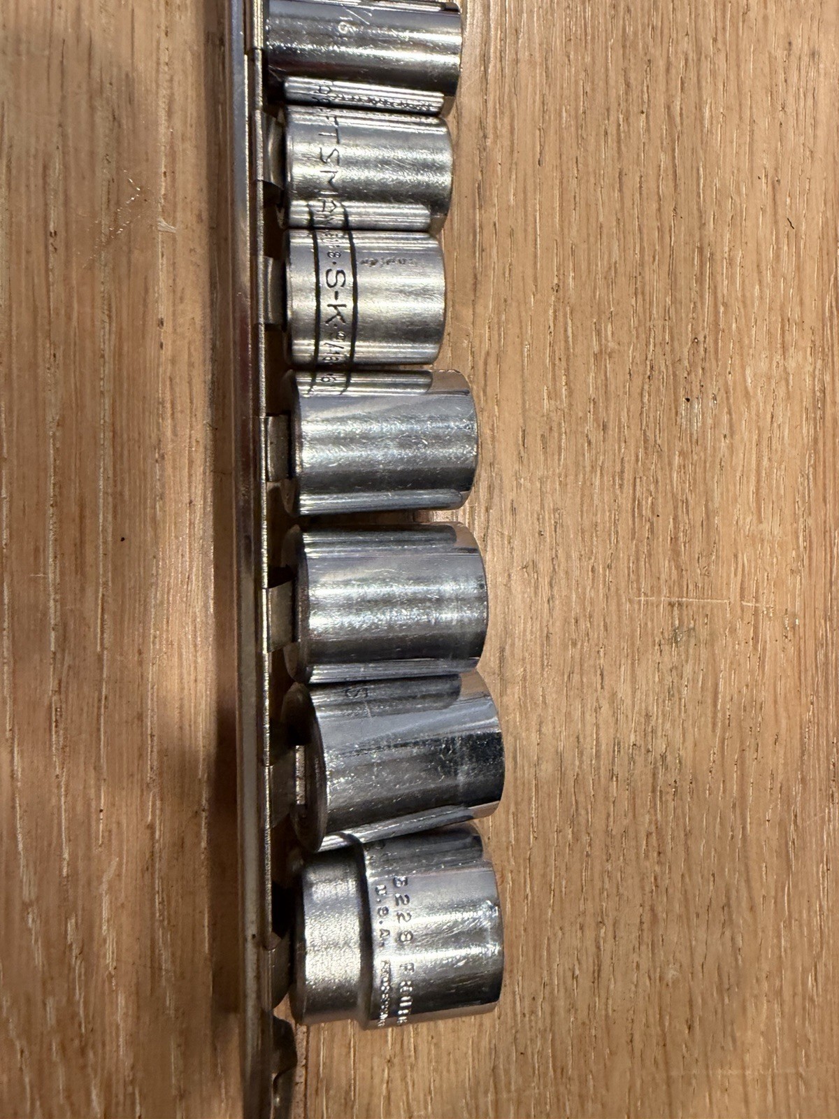 Set Of Drive Sockets, Various Sizes, Some Proto Brand, Some thorsen