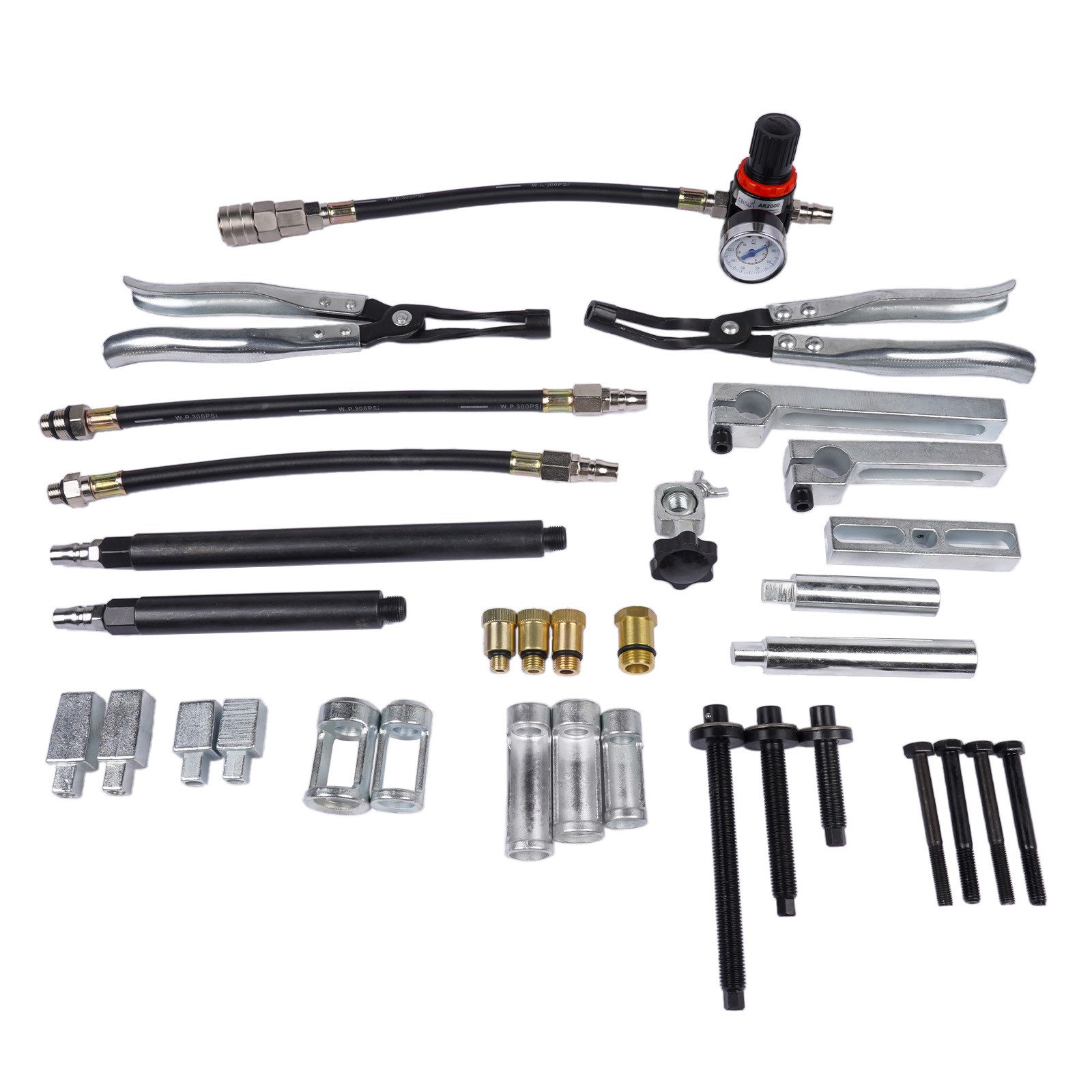 Universal Engine Valve Spring Compressor Stem Seal Removal Tool Valve Clamp Kit