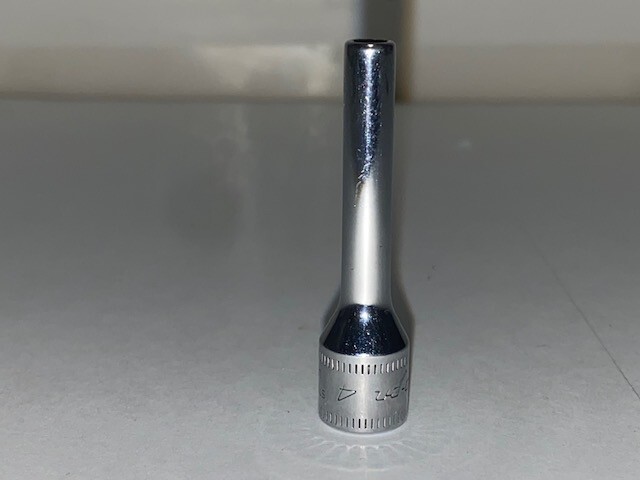 Snap-On STMM4 1/4″ Drive 6-Point Metric 4 mm Deep Socket