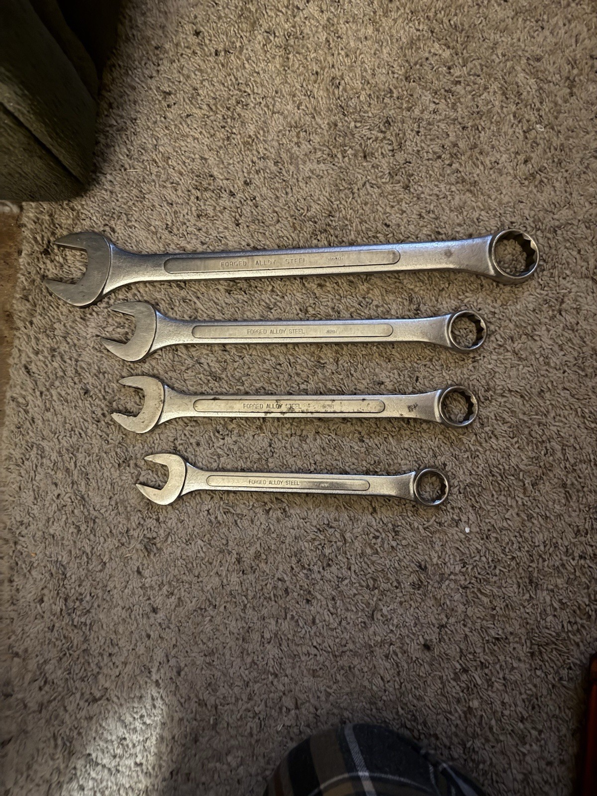 4 – VTG Continental Forged Alloy Steel SAE Combination Wrenches Japan